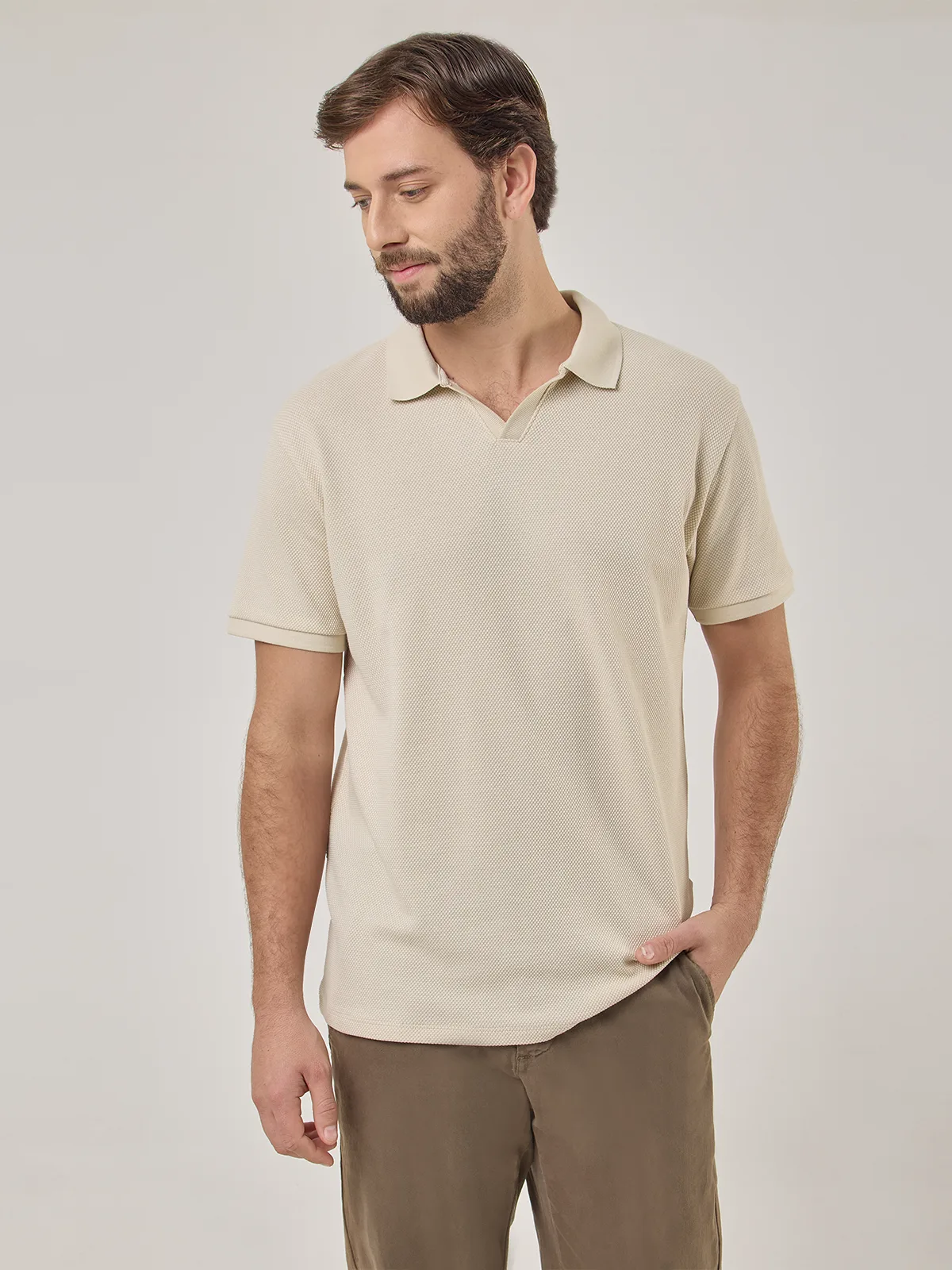 POLO MANGA CORTA ALGODÓN HOMBRE NAVIGATA - 1