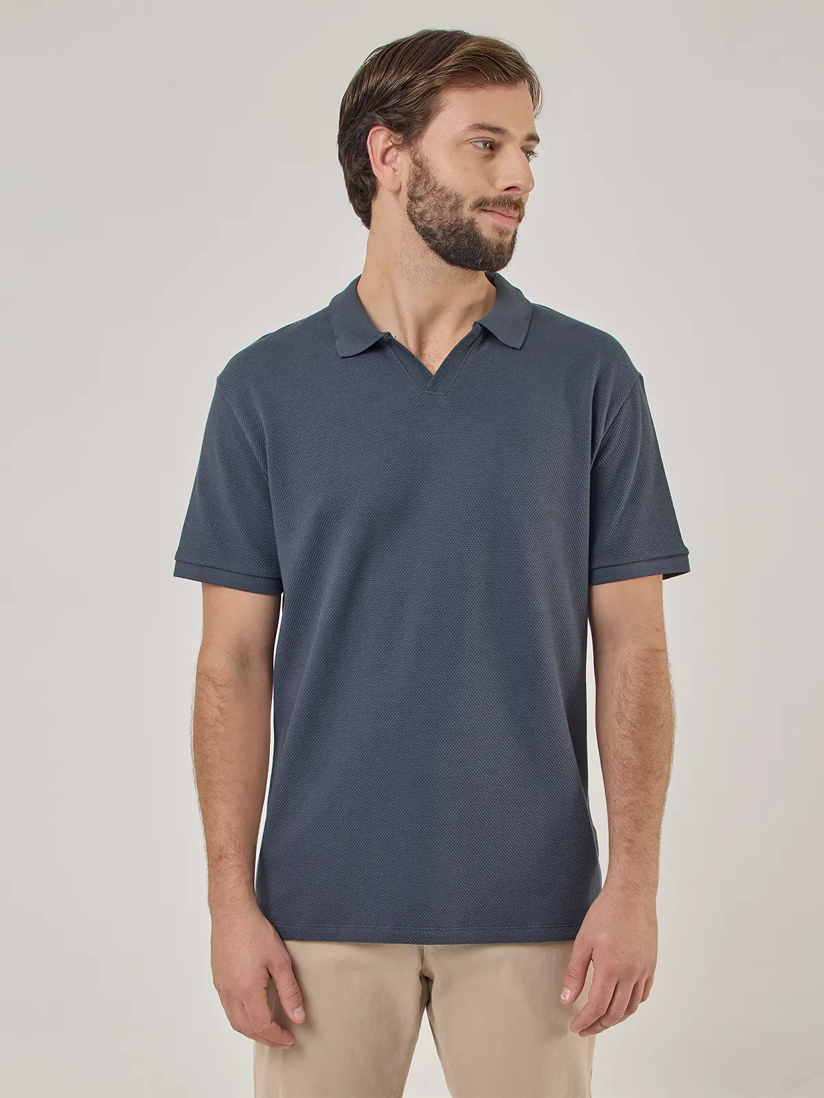 POLO MANGA CORTA ALGODÓN HOMBRE NAVIGATA - 1