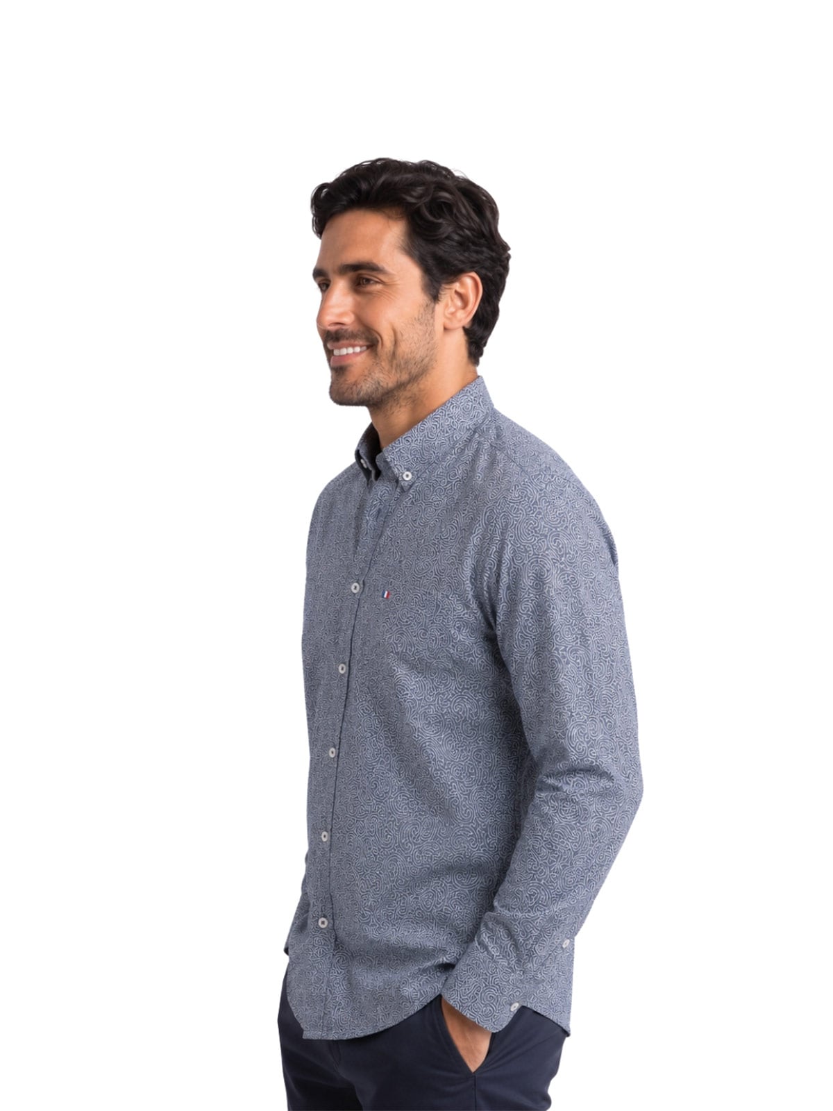 CAMISA MANGA LARGA HOMBRE PIERRE CARDIN ETIQUETA - 3