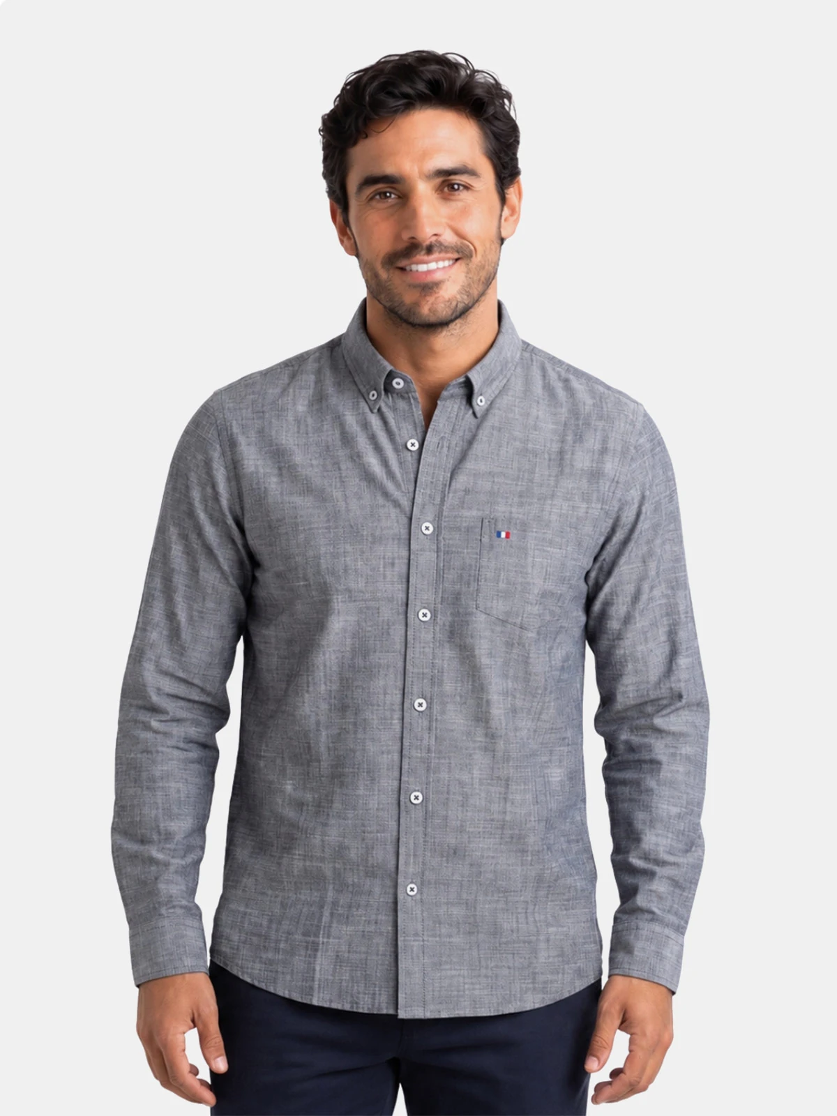 CAMISA MANGA LARGA HOMBRE PIERRE CARDIN ETIQUETA - 1