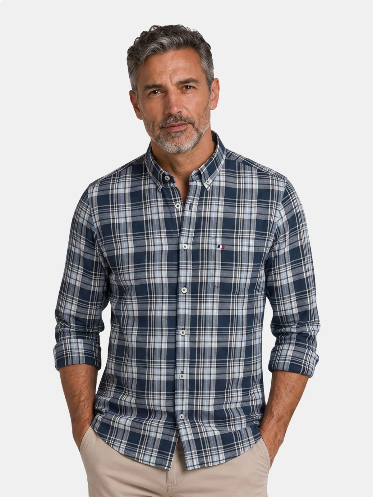 CAMISA MANGA LARGA HOMBRE PIERRE CARDIN ETIQUETA - 1