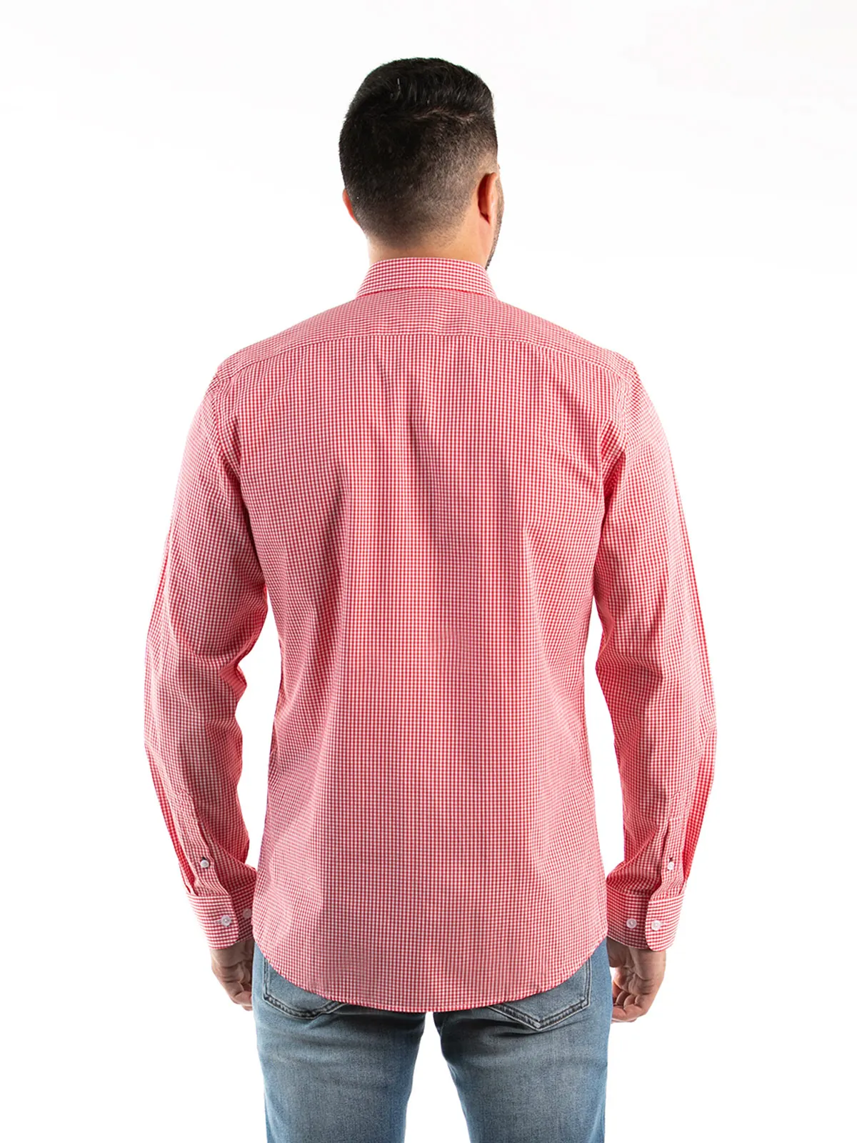 CAMISA MANGA LARGA ALGODÓN HOMBRE OSCAR DE LA RENTA AZUL CLARO - 2