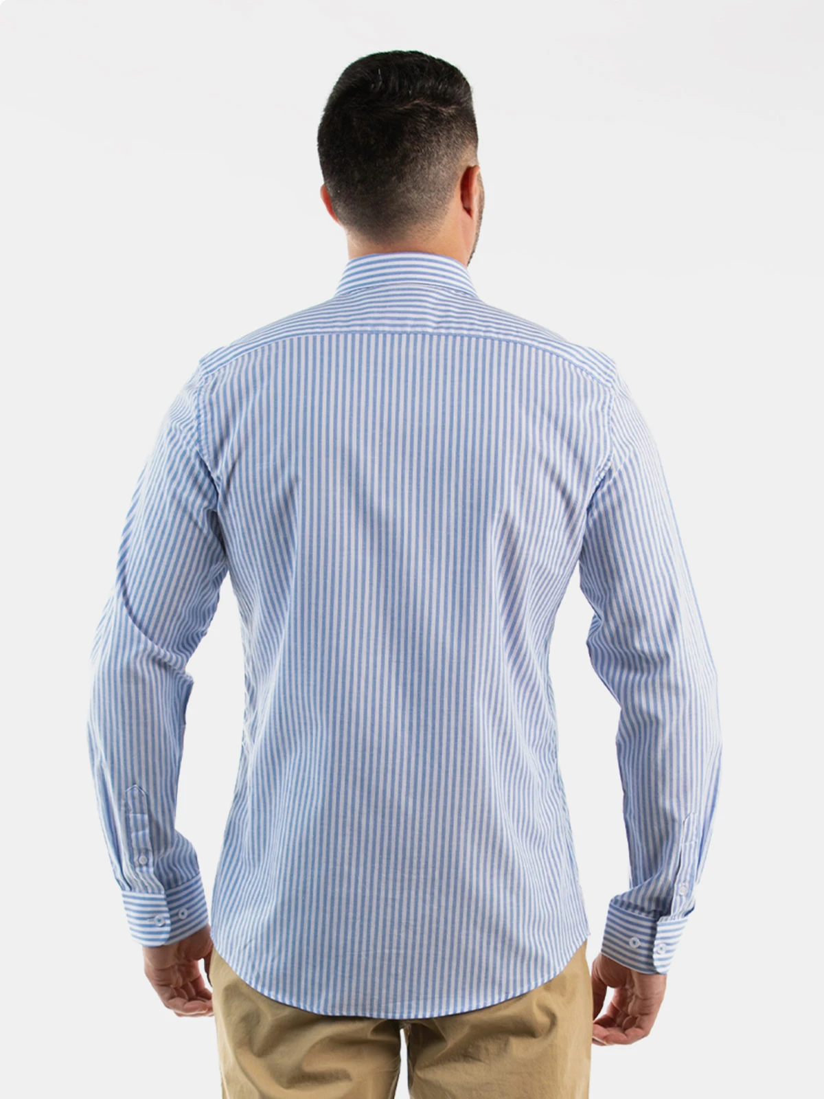 CAMISA MANGA LARGA ALGODÓN HOMBRE OSCAR DE LA RENTA BEIGE - 2