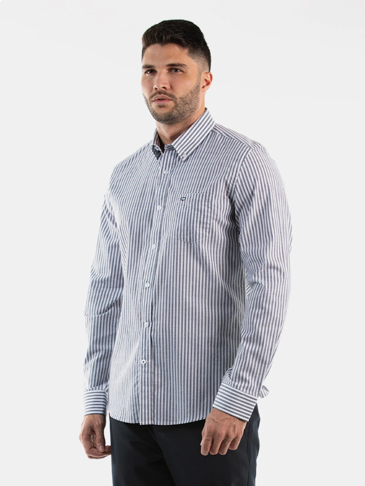 CAMISA MANGA LARGA ALGODÓN HOMBRE OSCAR DE LA RENTA BEIGE - 1