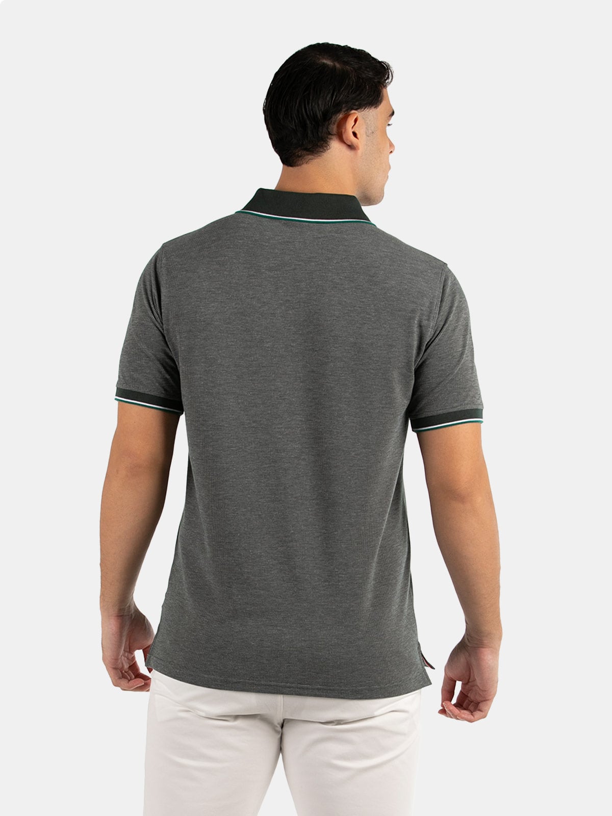 POLO MANGA CORTA HOMBRE OSCAR DE LA RENTA AZUL OSCURO - 2
