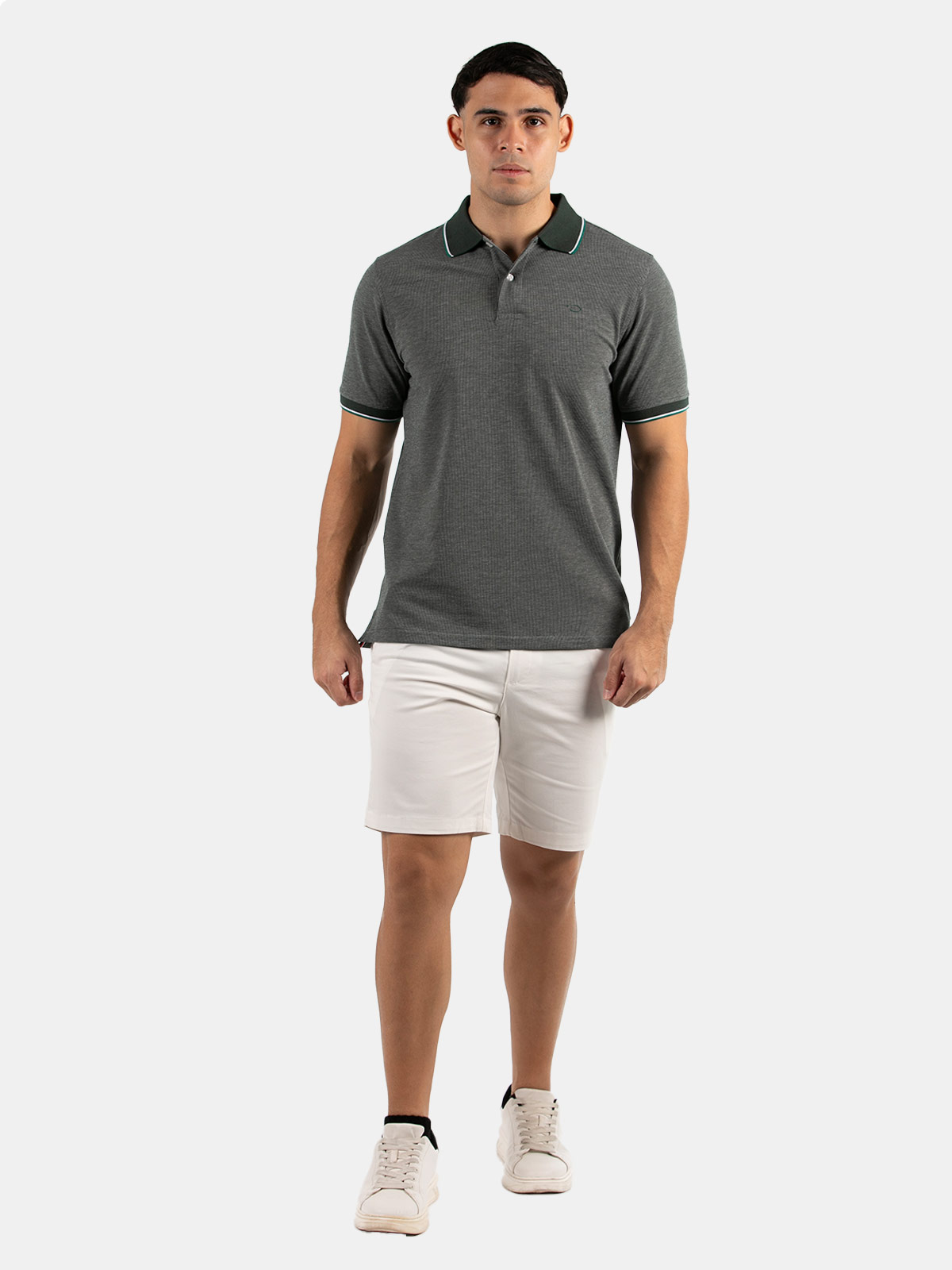 POLO MANGA CORTA HOMBRE OSCAR DE LA RENTA AZUL OSCURO - 3
