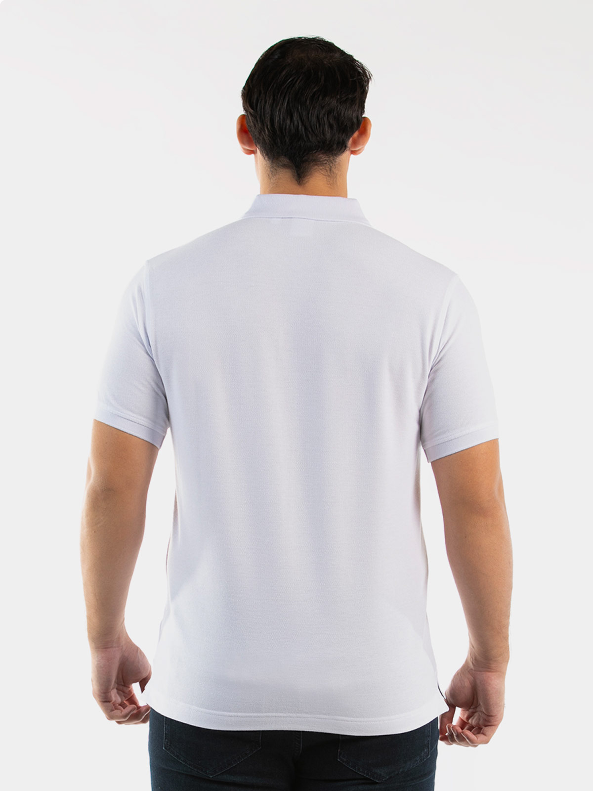 POLO MANGA CORTA ALGODÓN HOMBRE OSCAR DE LA RENTA BLANCO - 2