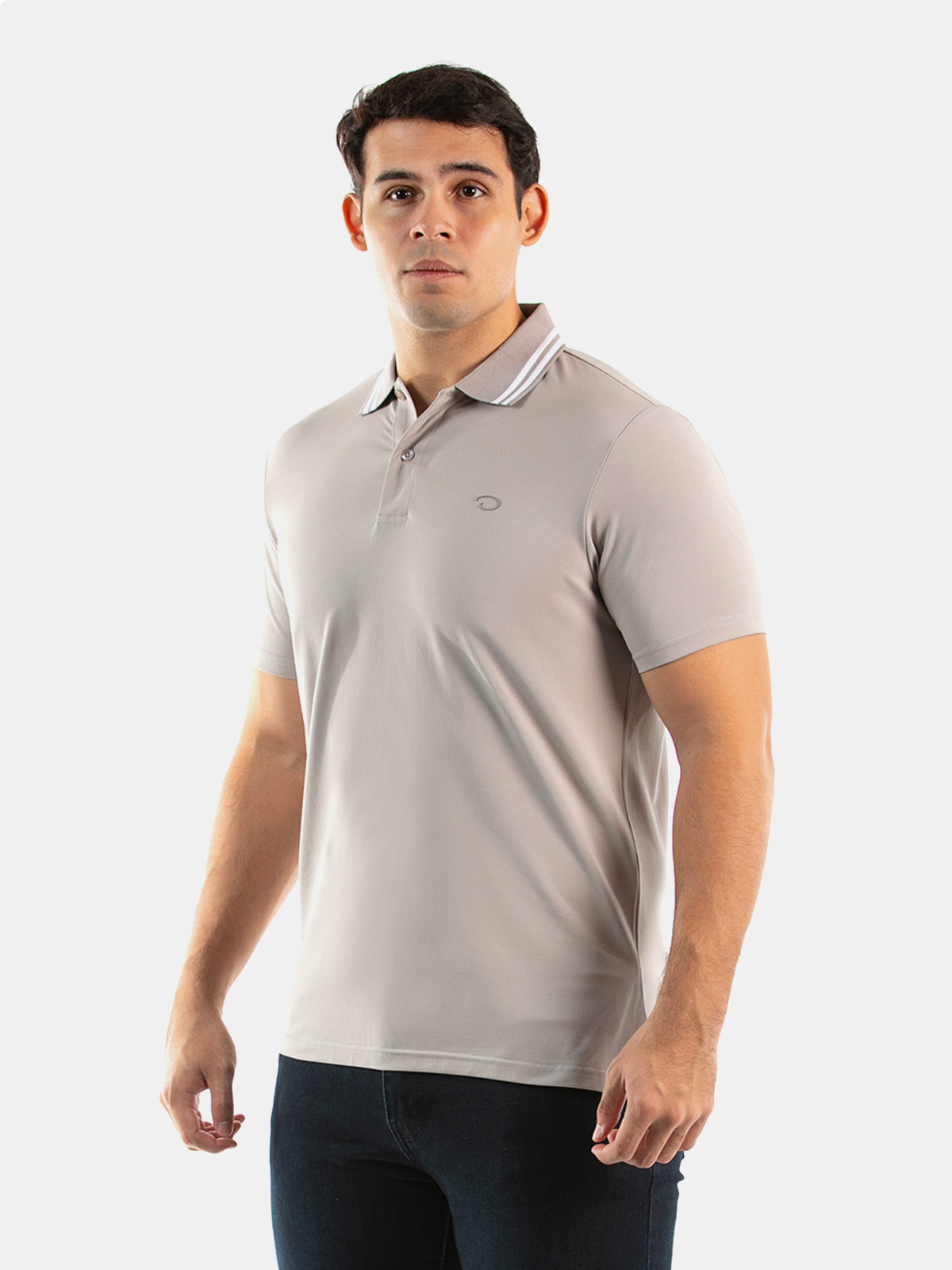 POLO MANGA CORTA ALGODÓN HOMBRE OSCAR DE LA RENTA BLANCO - 1