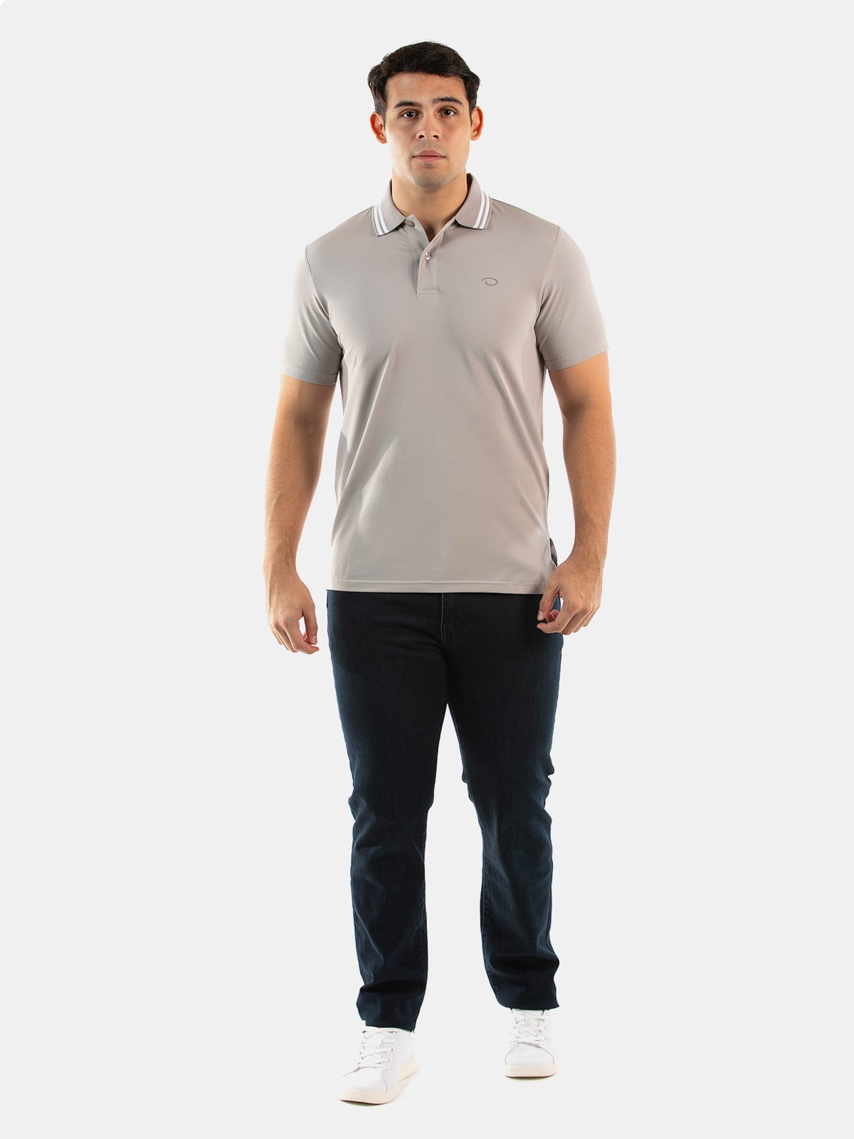 POLO MANGA CORTA ALGODÓN HOMBRE OSCAR DE LA RENTA BLANCO - 3