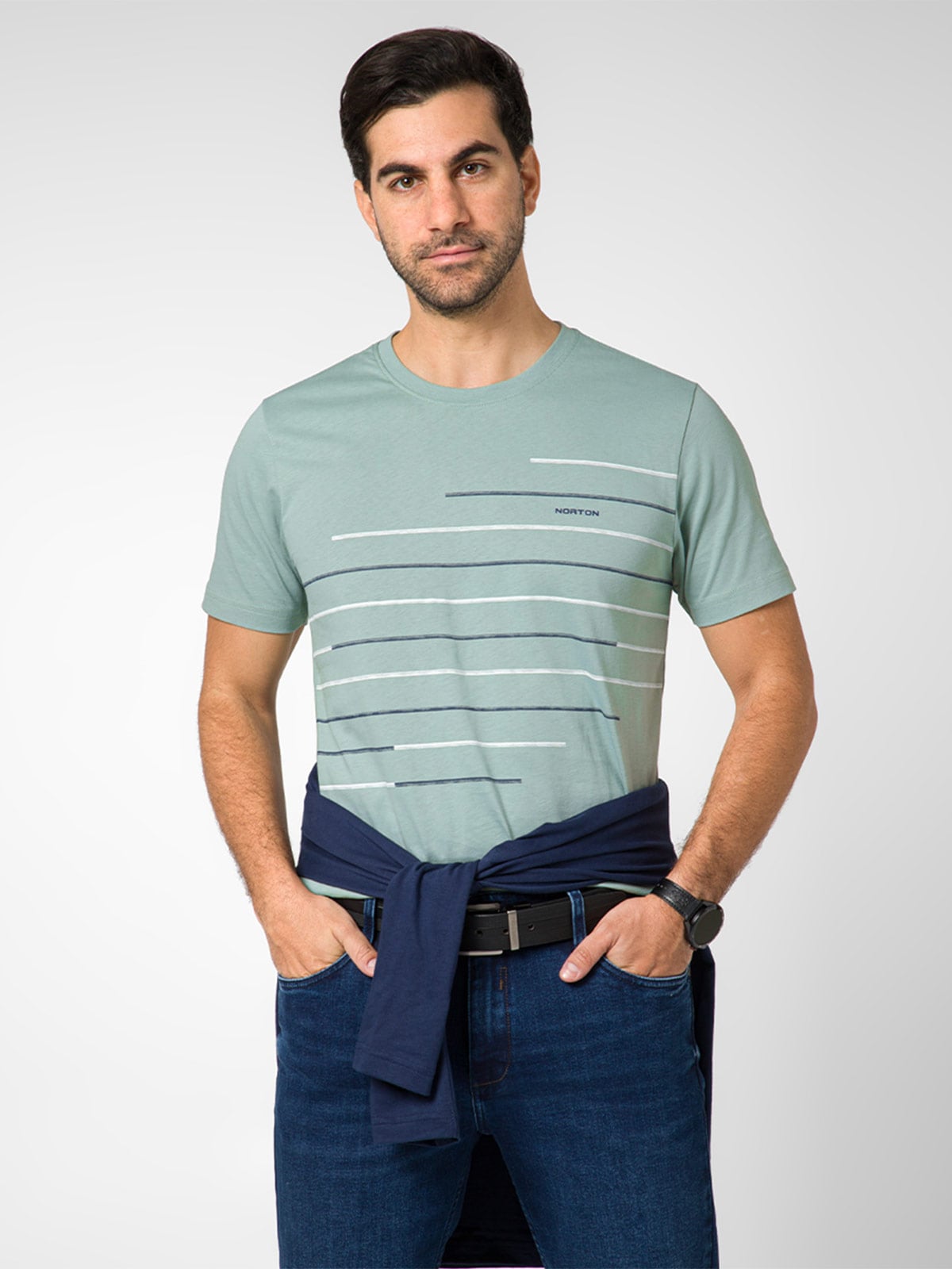 POLO REGULAR FIT MANGA CORTA HOMBRE NORTON JERSEY NHELSON - 1