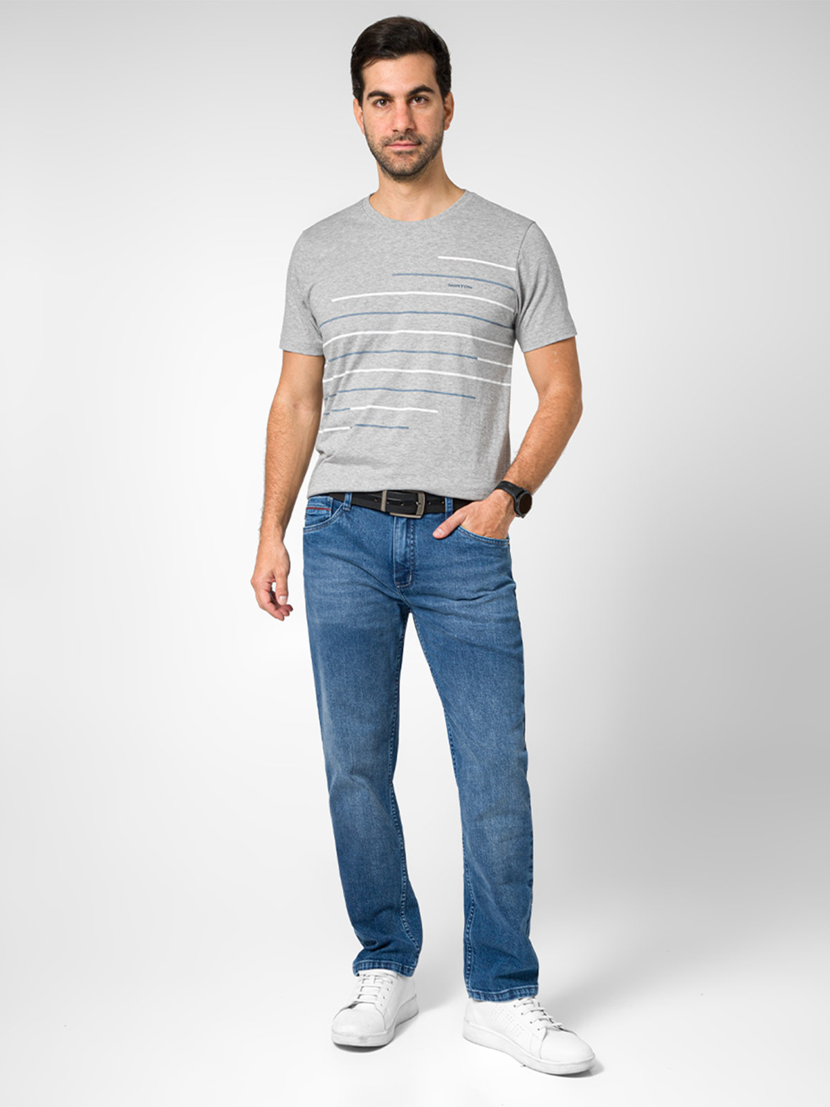 POLO REGULAR FIT MANGA CORTA HOMBRE NORTON JERSEY NHELSON - 4