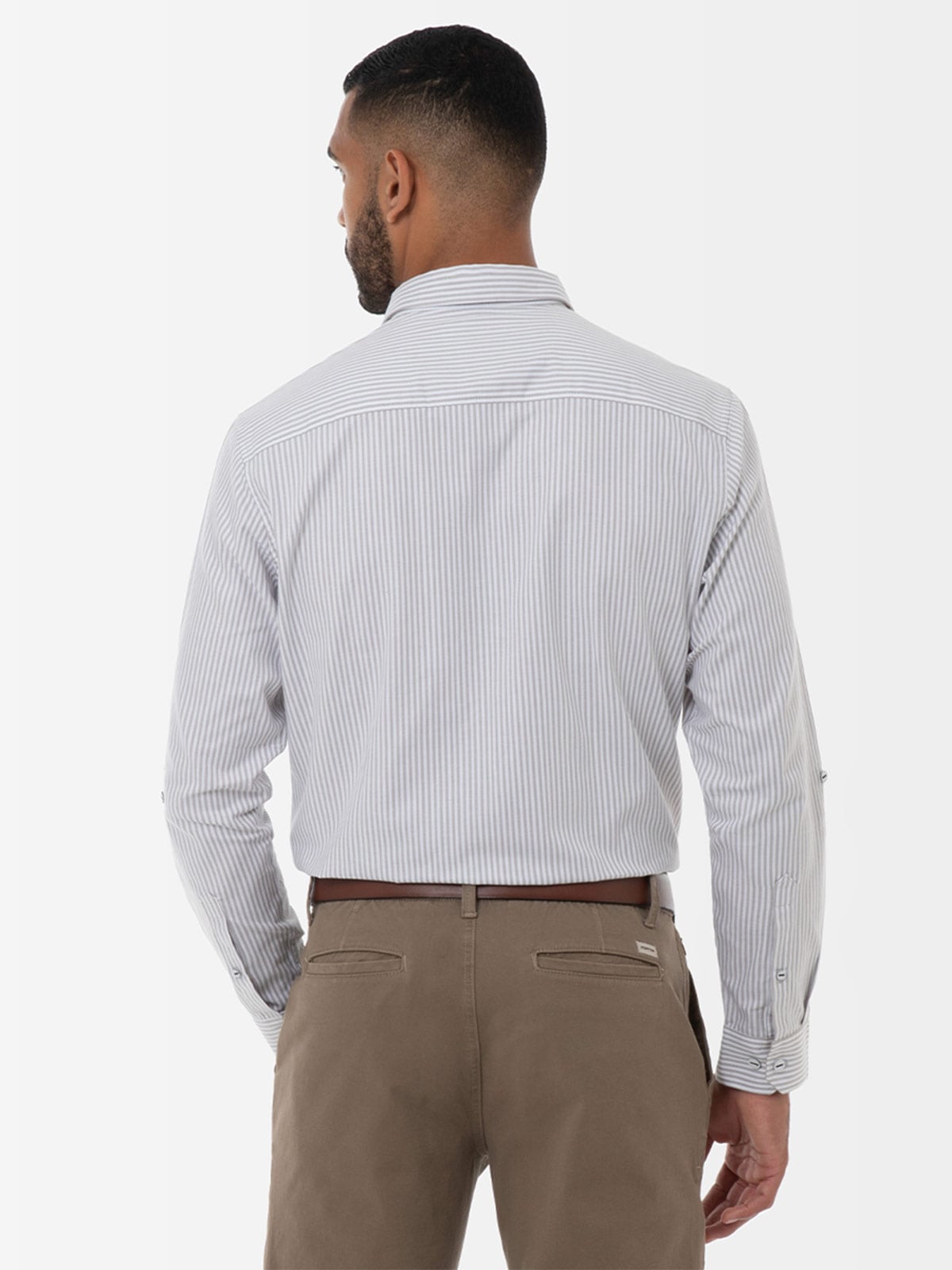 CAMISA REGULAR FIT MANGA LARGA HOMBRE NORTON LISTADA YANKOY - 2