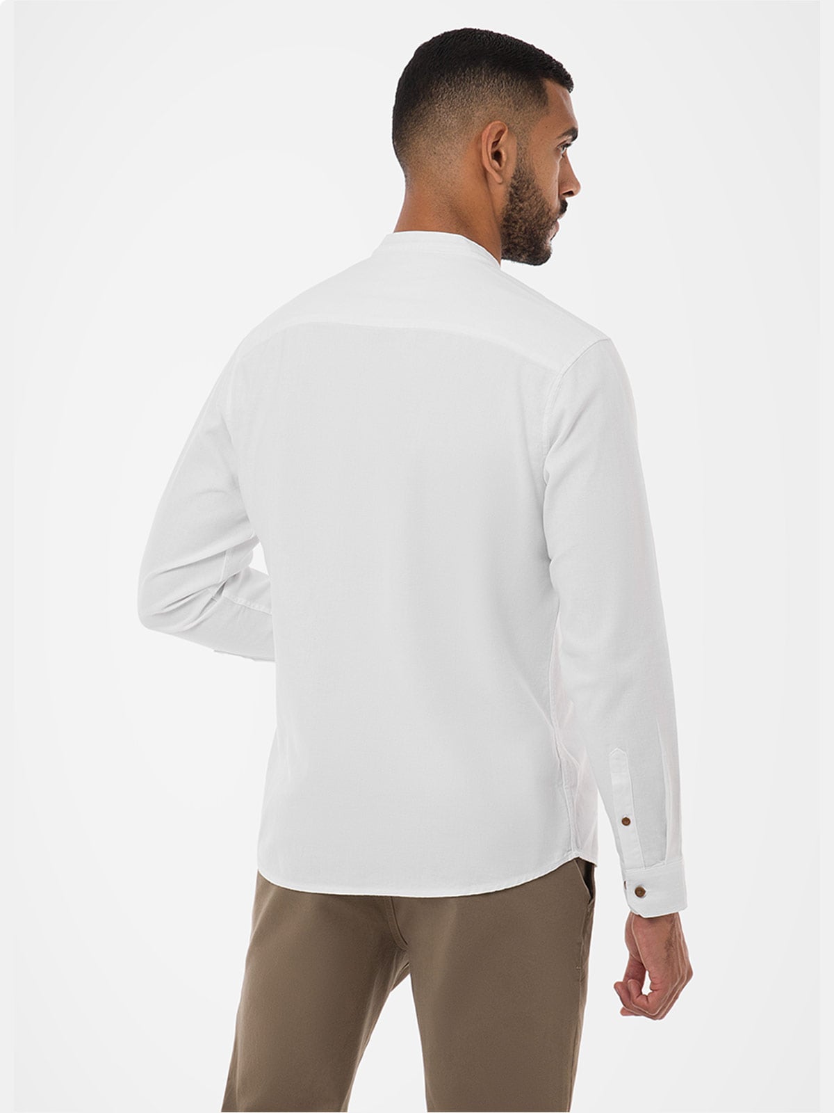 CAMISA REGULAR FIT MANGA LARGA HOMBRE NORTON POPELINA SANJIZ - 2