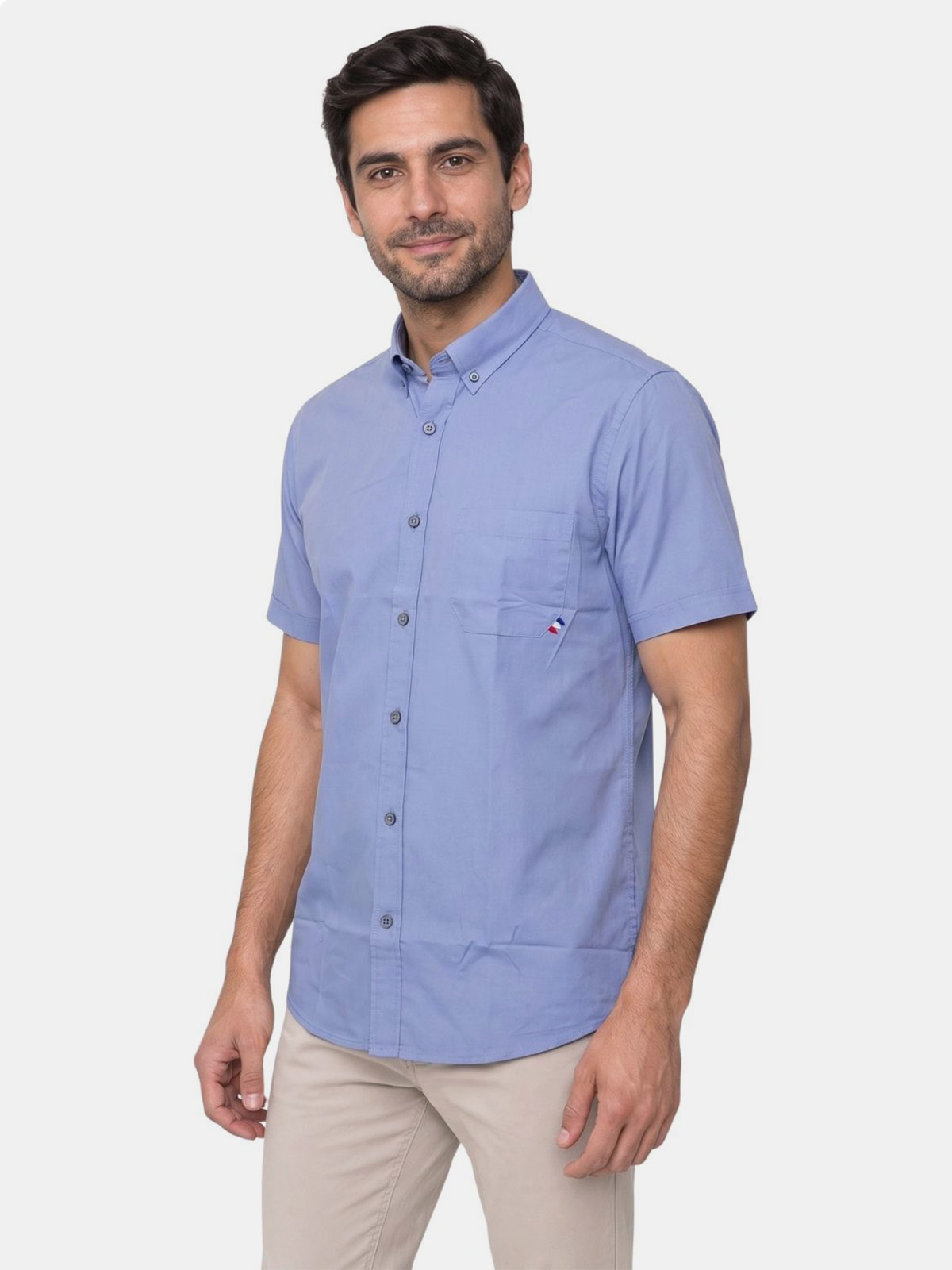 CAMISA ALGODÓN MANGA CORTA HOMBRE PIERRE CARDIN - 3