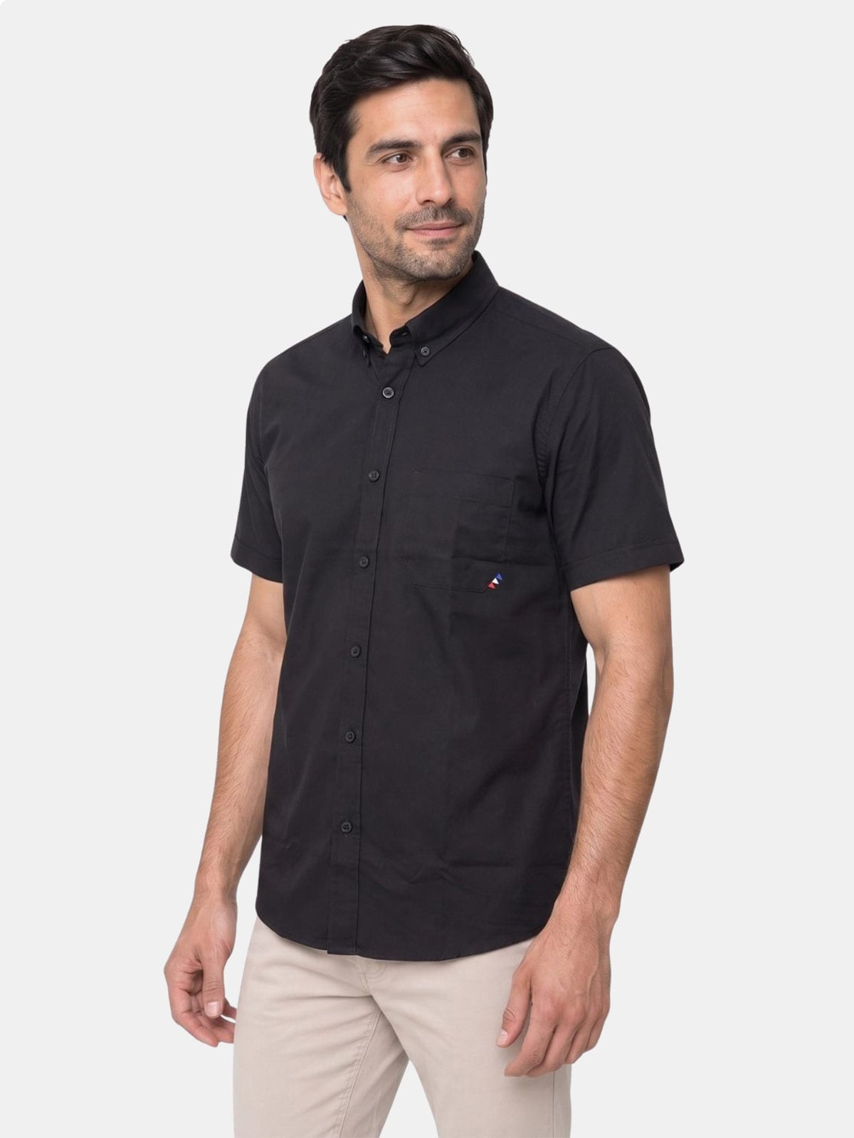 CAMISA ALGODÓN MANGA CORTA HOMBRE PIERRE CARDIN - 4