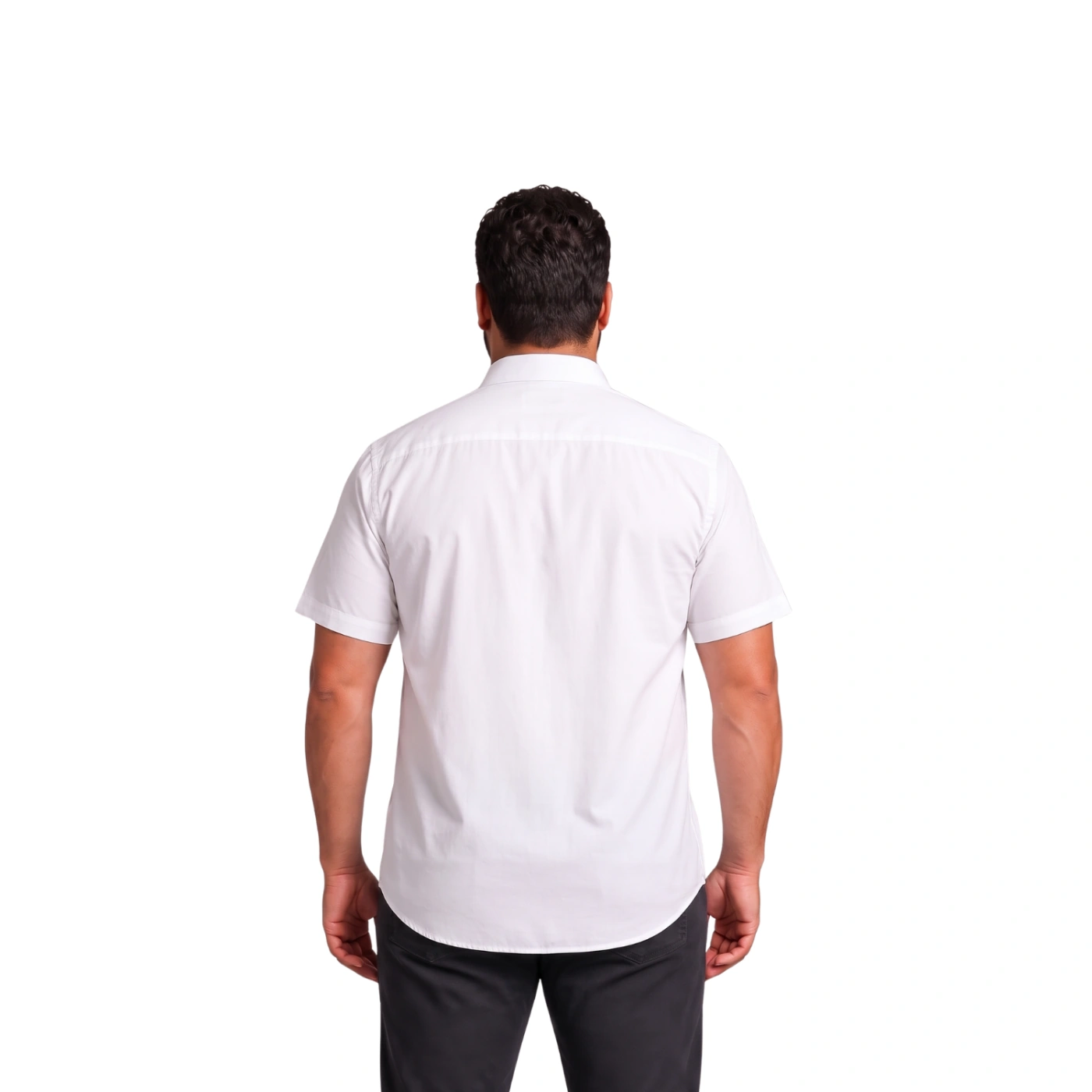 CAMISA MANGA CORTA HOMBRE PIERRE CARDIN TESSUTO ITALY - 4