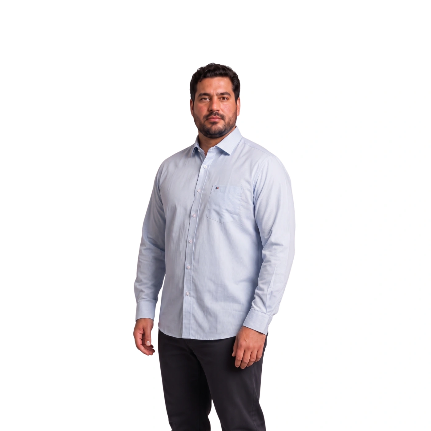 CAMISA MANGA LARGA PIERRE CARDIN CUELLO ITALIANO - 2