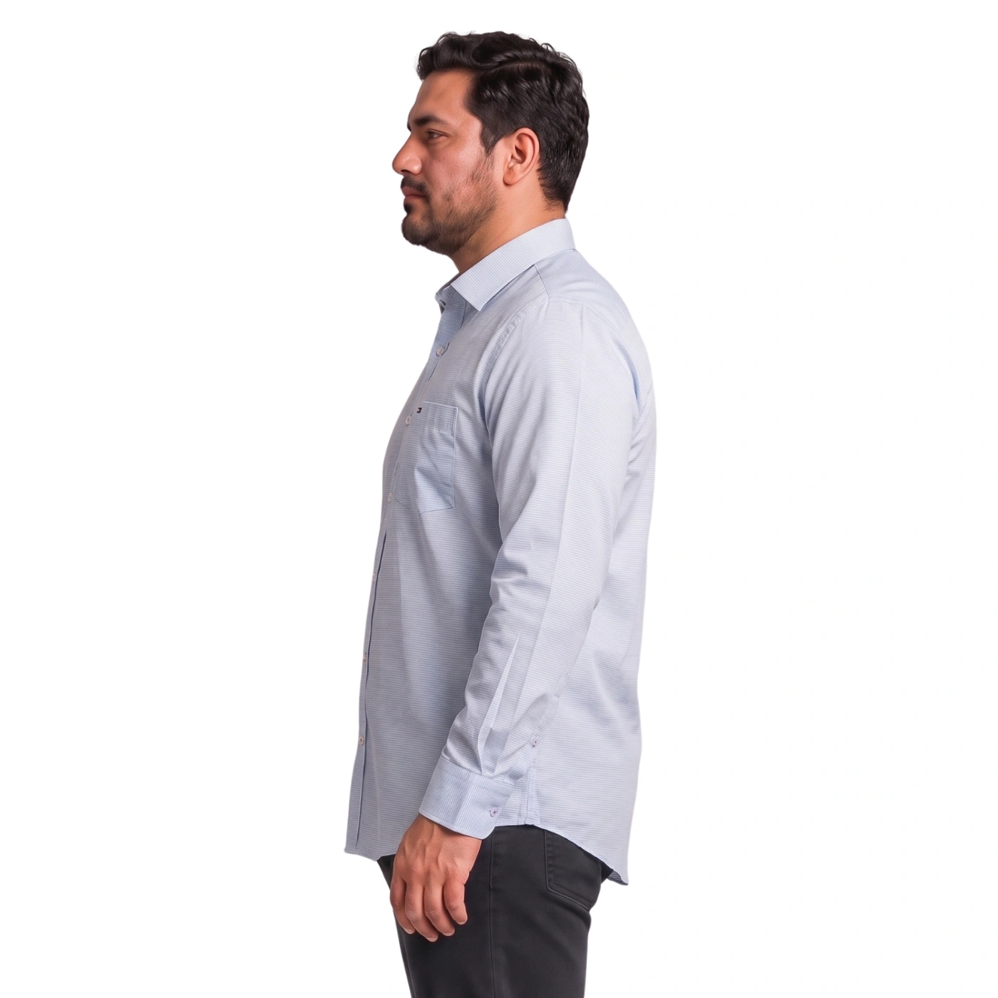 CAMISA MANGA LARGA PIERRE CARDIN CUELLO ITALIANO - 3