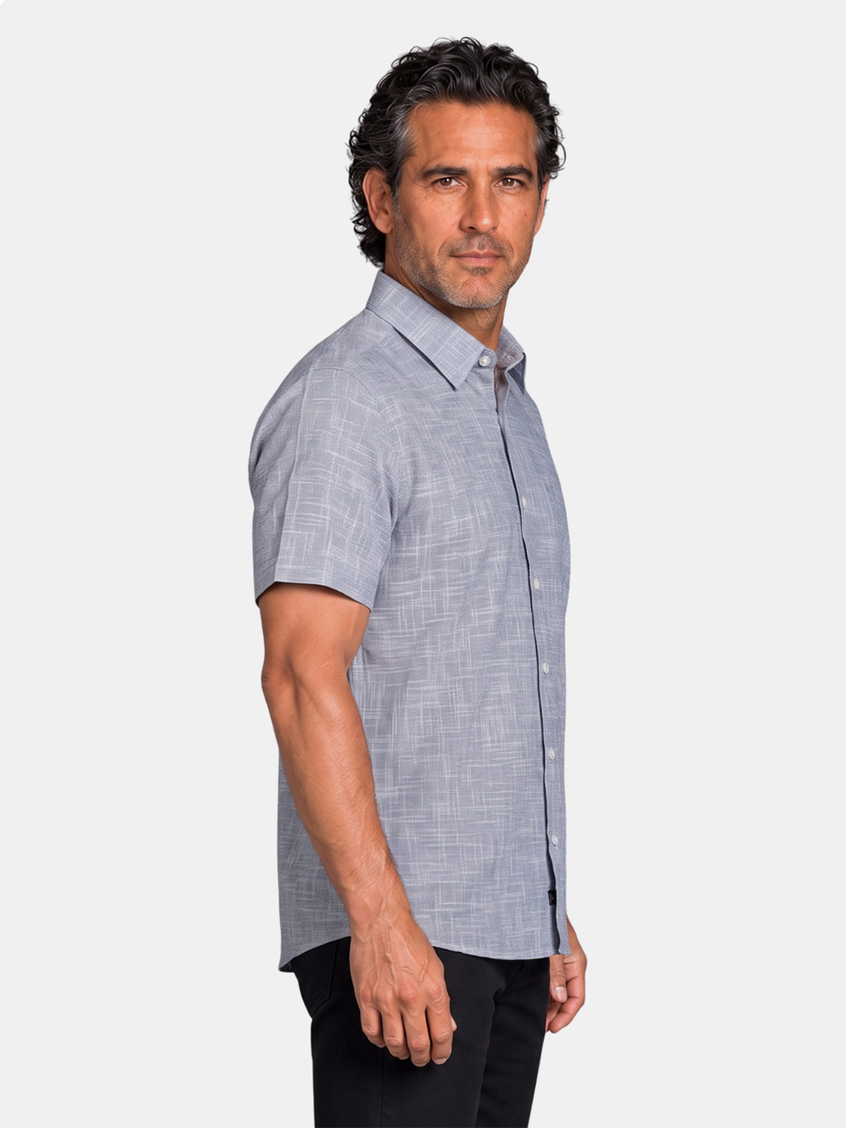 CAMISA MANGA CORTA LINO HOMBRE PIERRE CARDIN - 3