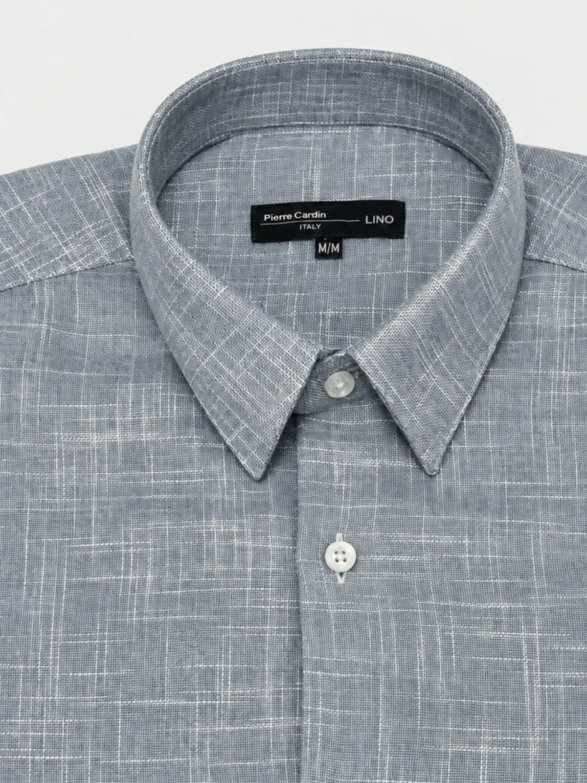 CAMISA MANGA CORTA LINO HOMBRE PIERRE CARDIN - 4