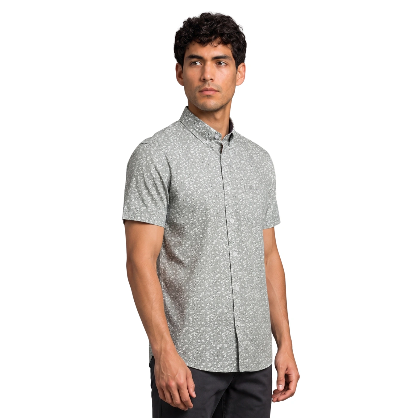 CAMISA MANGA CORTA HOMBRE PIERRE CARDIN ESTAMPADA - 2
