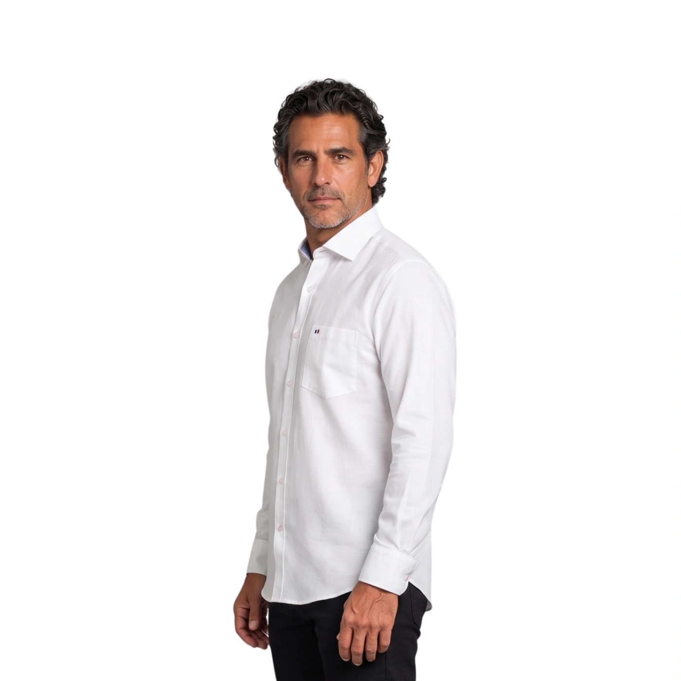 CAMISA MANGA LARGA PIERRE CARDIN CUELLO ITALIANO - 2