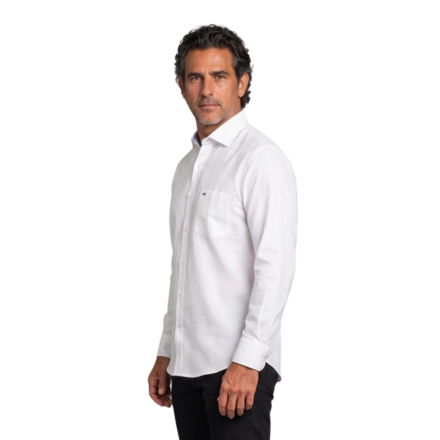CAMISA MANGA LARGA PIERRE CARDIN CUELLO ITALIANO - 3