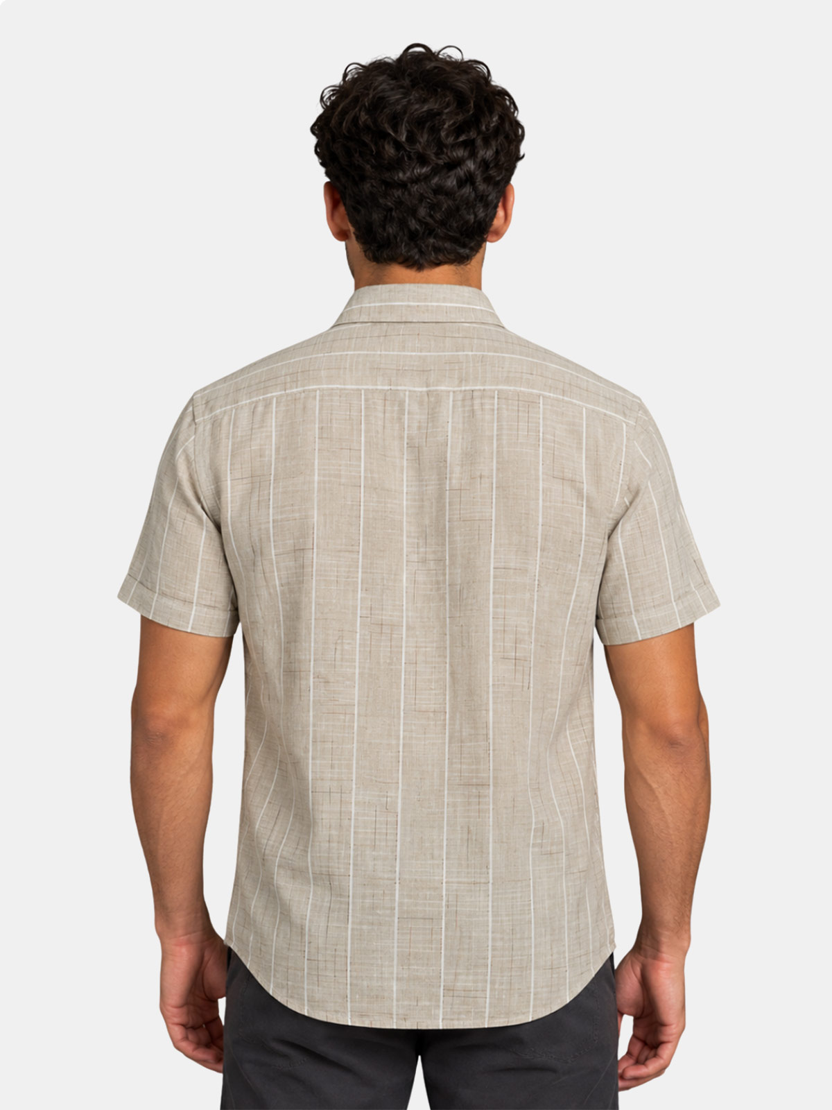 CAMISA MANGA CORTA LINO ALGODÓN HOMBRE PIERRE CARDIN - 2
