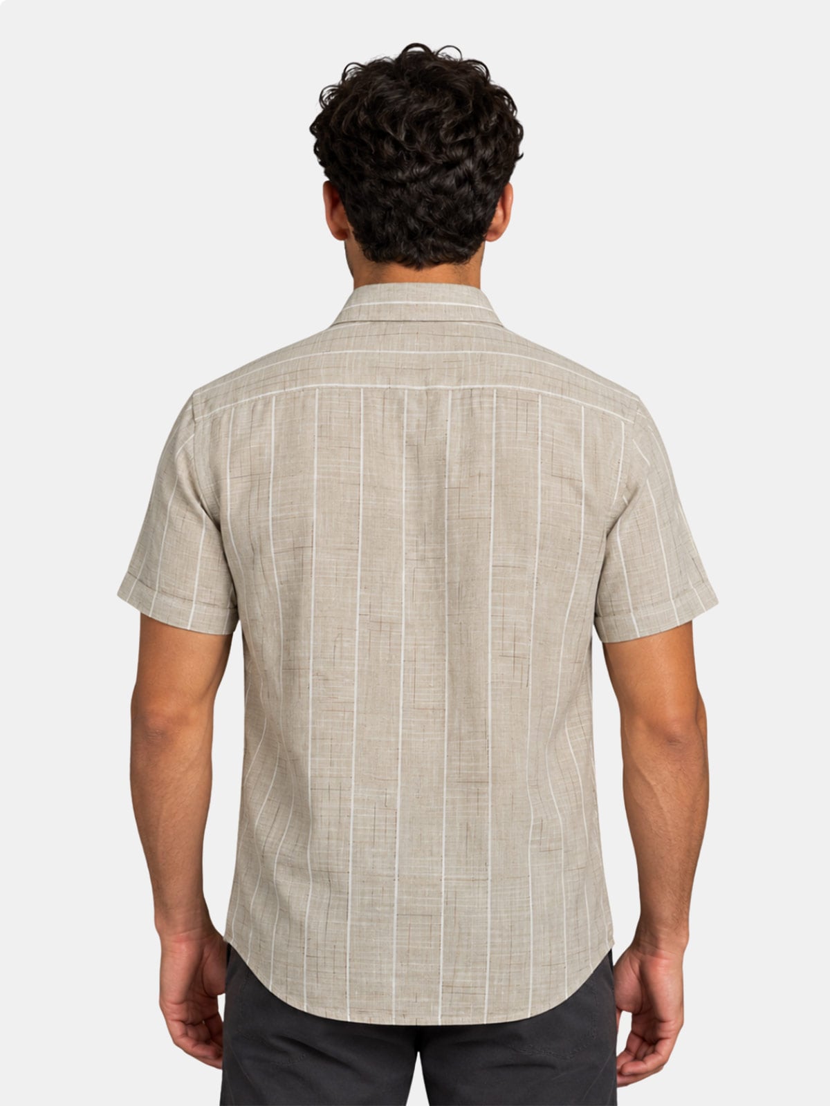 CAMISA MANGA CORTA LINO ALGODÓN HOMBRE PIERRE CARDIN - 2