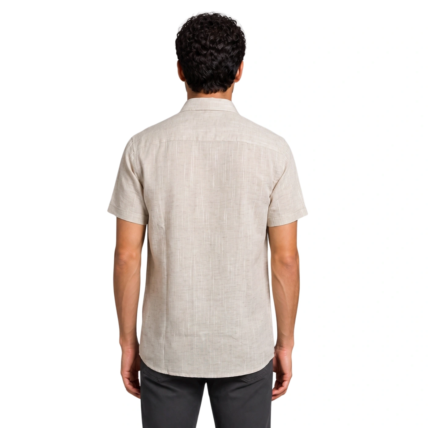 CAMISA MANGA CORTA LINO HOMBRE PIERRE CARDIN - 4