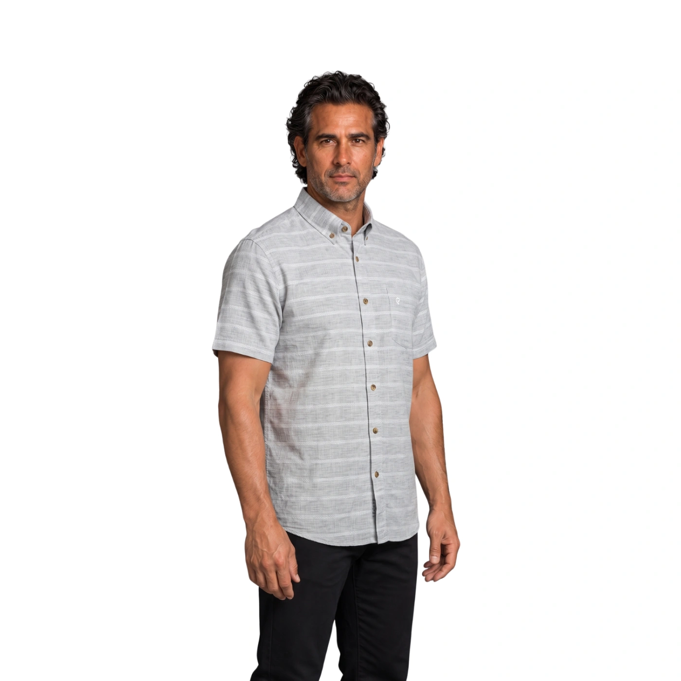 CAMISA MANGA CORTA LINO HOMBRE PIERRE CARDIN - 2