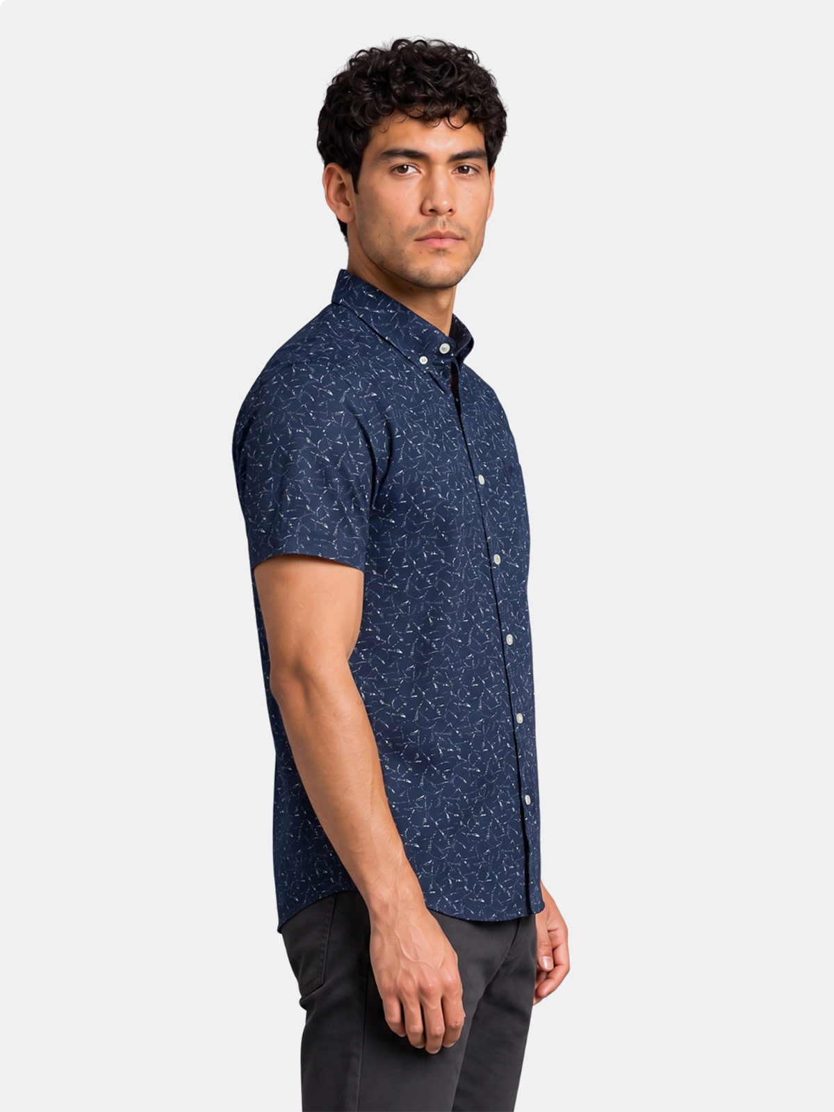 CAMISA MANGA CORTA ALGODÓN HOMBRE PIERRE CARDIN - 3
