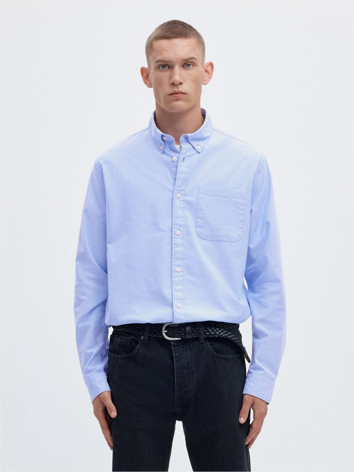 CAMISA MANGA LARGA ALGODÓN HOMBRE SELECTED - 1
