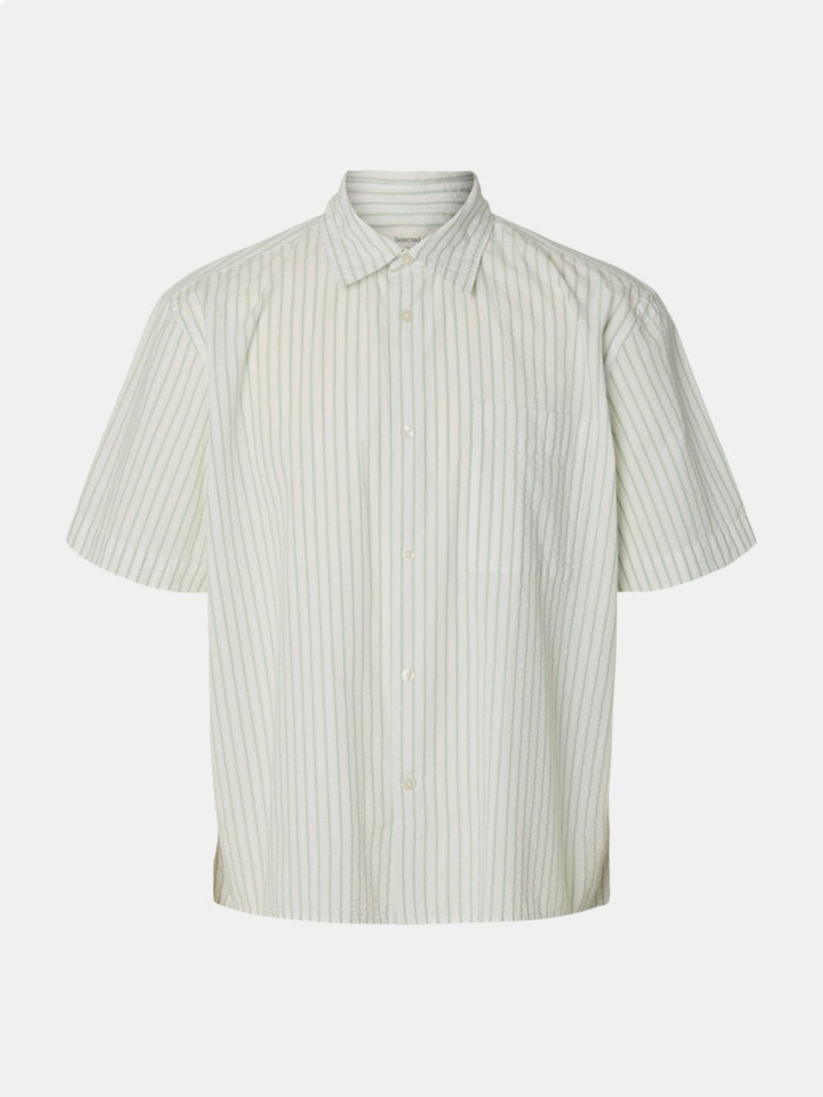 CAMISA MANGA CORTA ALGODÓN HOMBRE SELECTED - 1