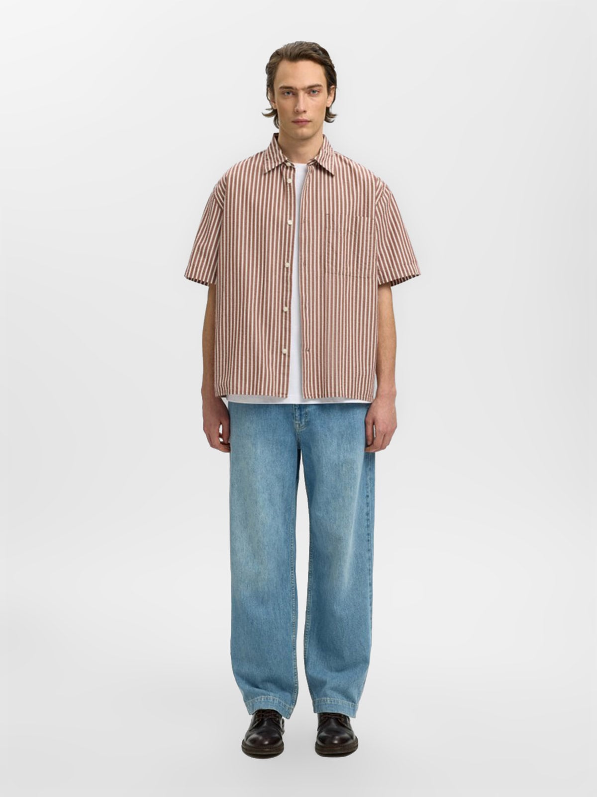 CAMISA MANGA CORTA ALGODÓN HOMBRE SELECTED - 4