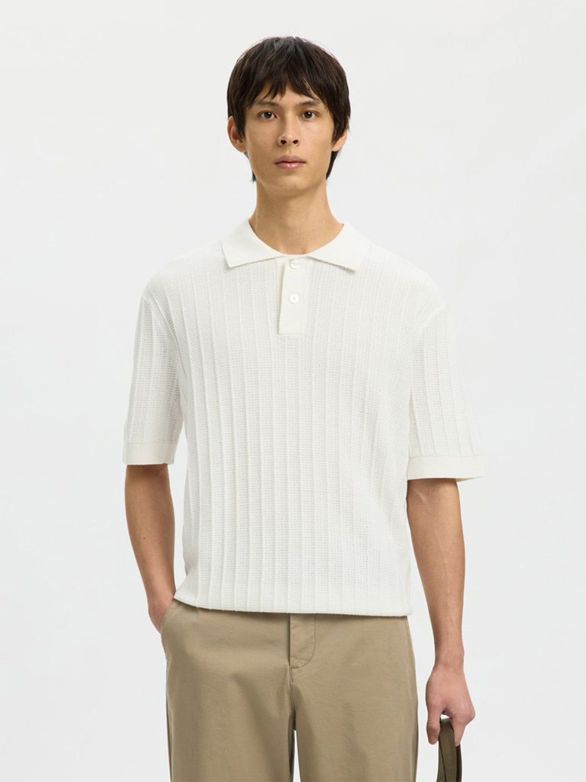 POLO MANGA CORTA ALGODÓN HOMBRE SELECTED - 1