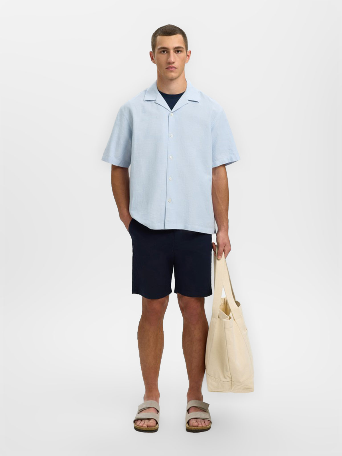 SHORT ALGODÓN SLIM HOMBRE SELECTED - 1