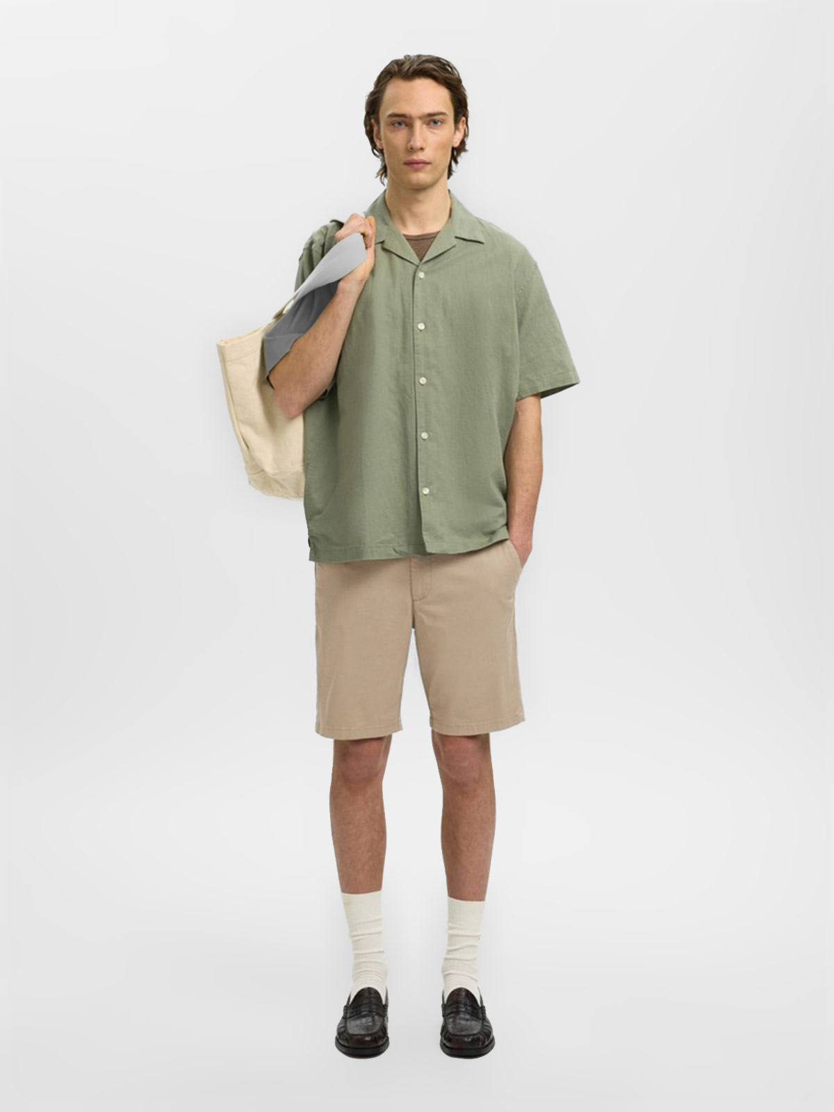 SHORT ALGODÓN SLIM HOMBRE SELECTED - 1