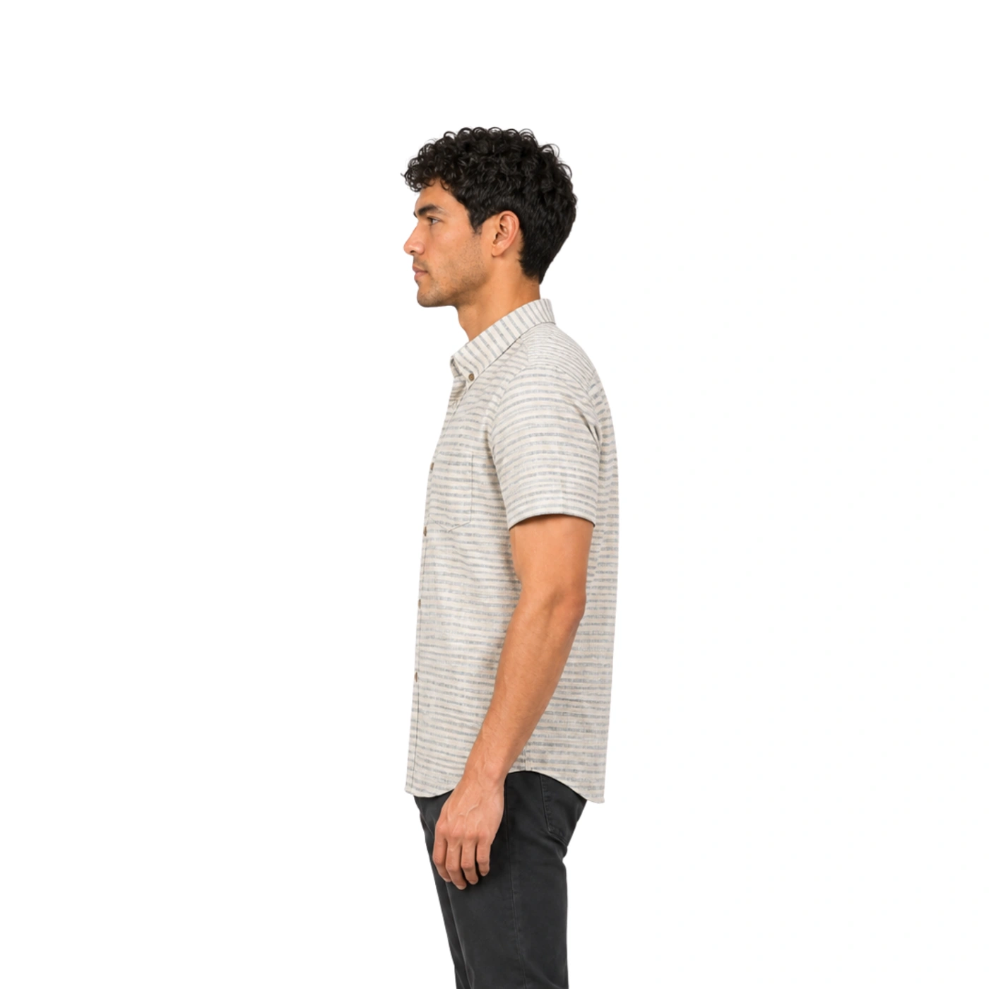 CAMISA MANGA CORTA HOMBRE PIERRE CARDIN ETIQUETA LINEN COLLECTION - 3