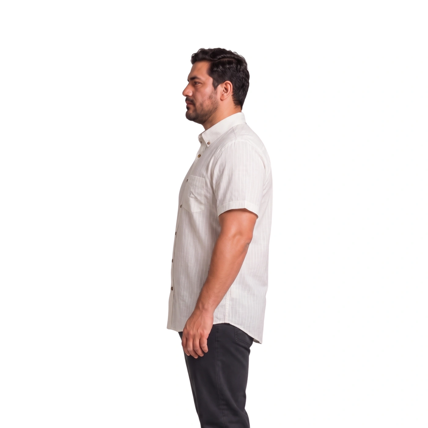 CAMISA MANGA CORTA LINO HOMBRE PIERRE CARDIN - 3