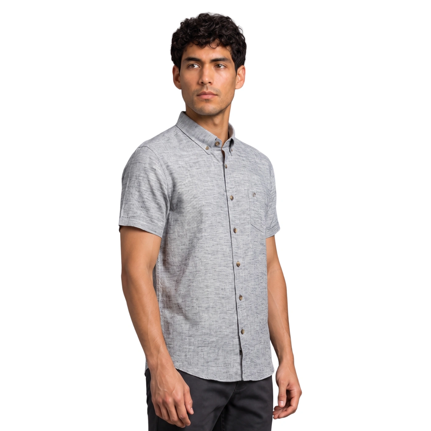 CAMISA MANGA CORTA LINO HOMBRE PIERRE CARDIN - 2