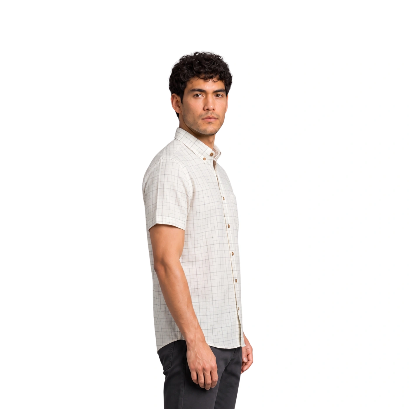 CAMISA MANGA CORTA LINO HOMBRE PIERRE CARDIN - 3