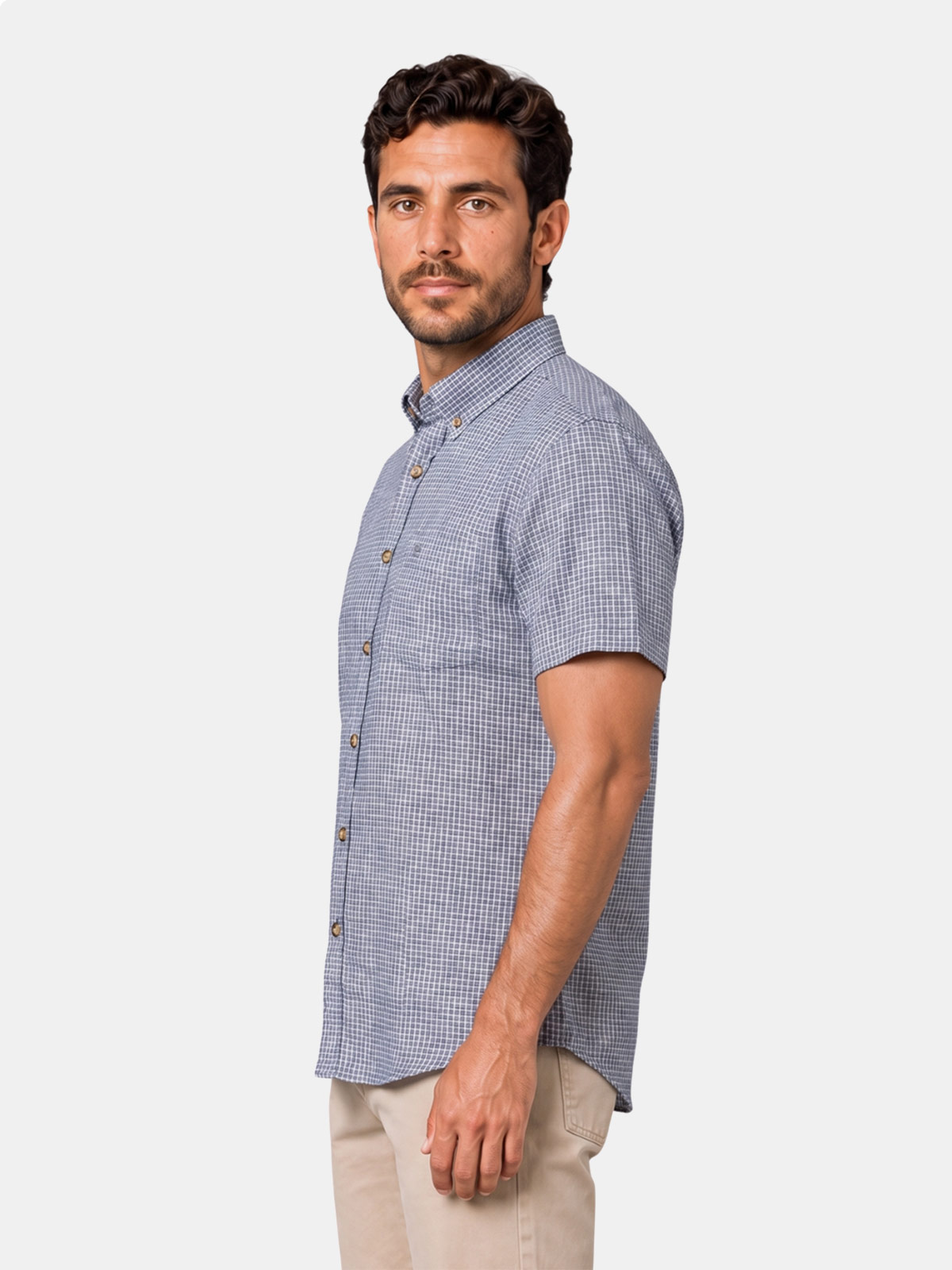 CAMISA MANGA CORTA ALGODÓN HOMBRE PIERRE CARDIN - 3