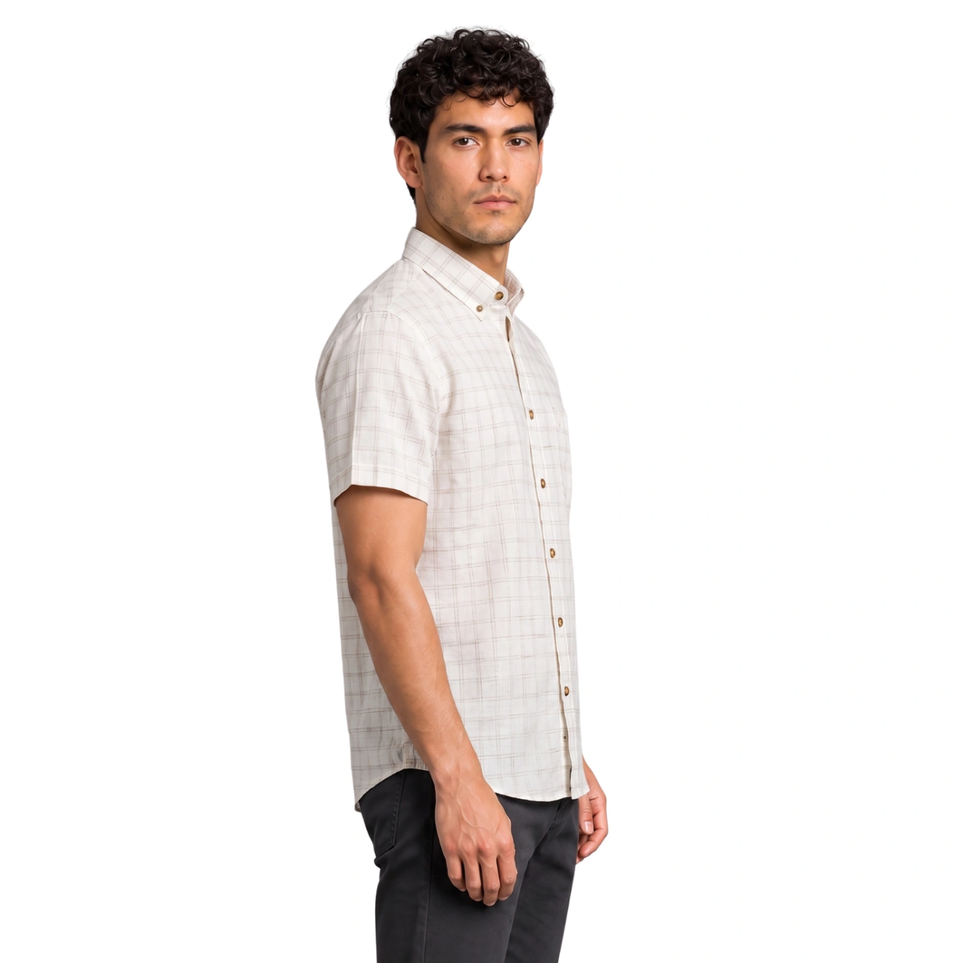 CAMISA MANGA CORTA LINO HOMBRE PIERRE CARDIN - 3