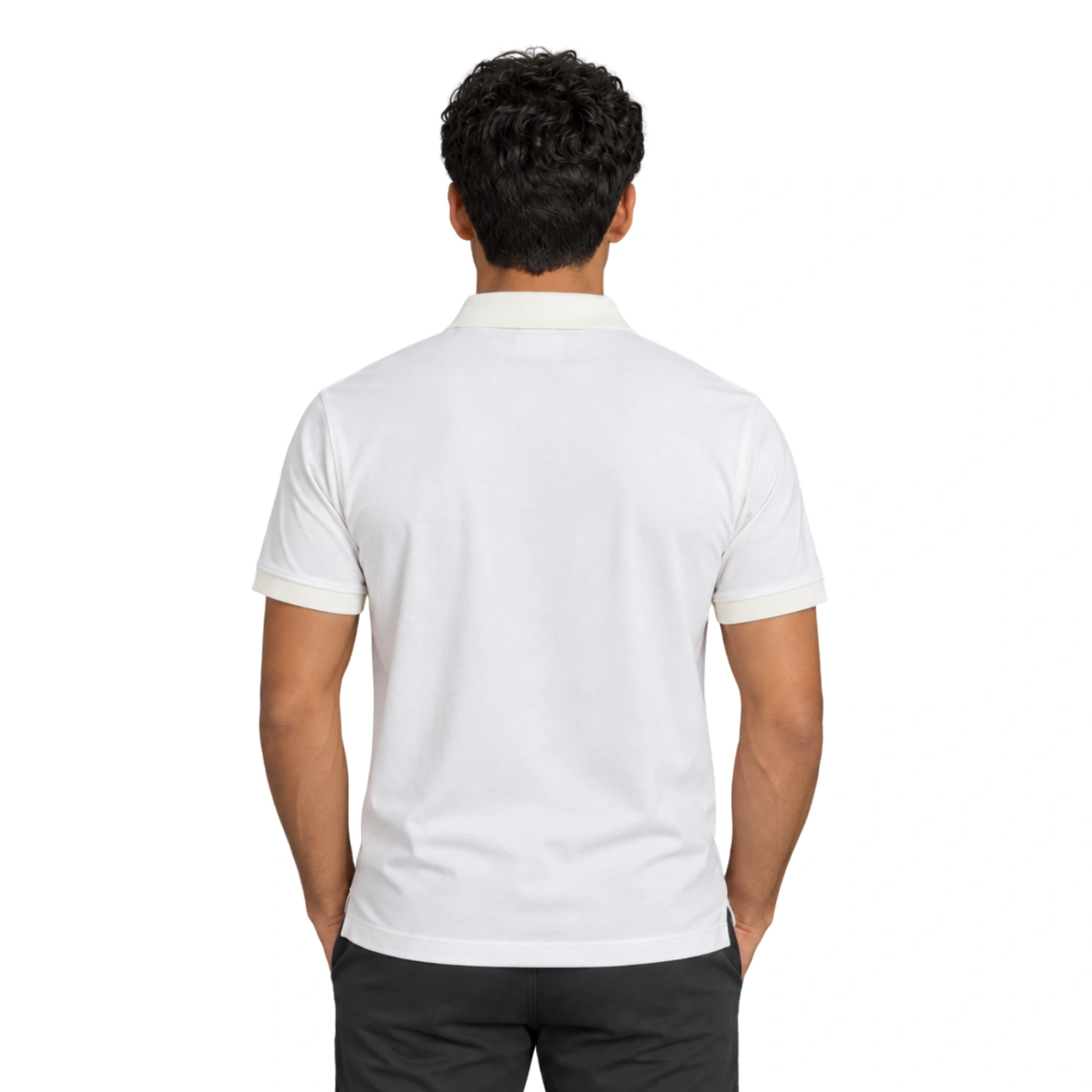 POLO MANGA CORTA HOMBRE PIERRE CARDIN COLOR SÓLIDO - 4