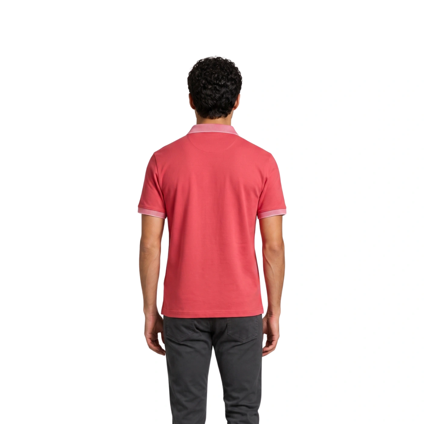 POLO MANGA CORTA HOMBRE PIERRE CARDIN COLOR SÓLIDO - 4