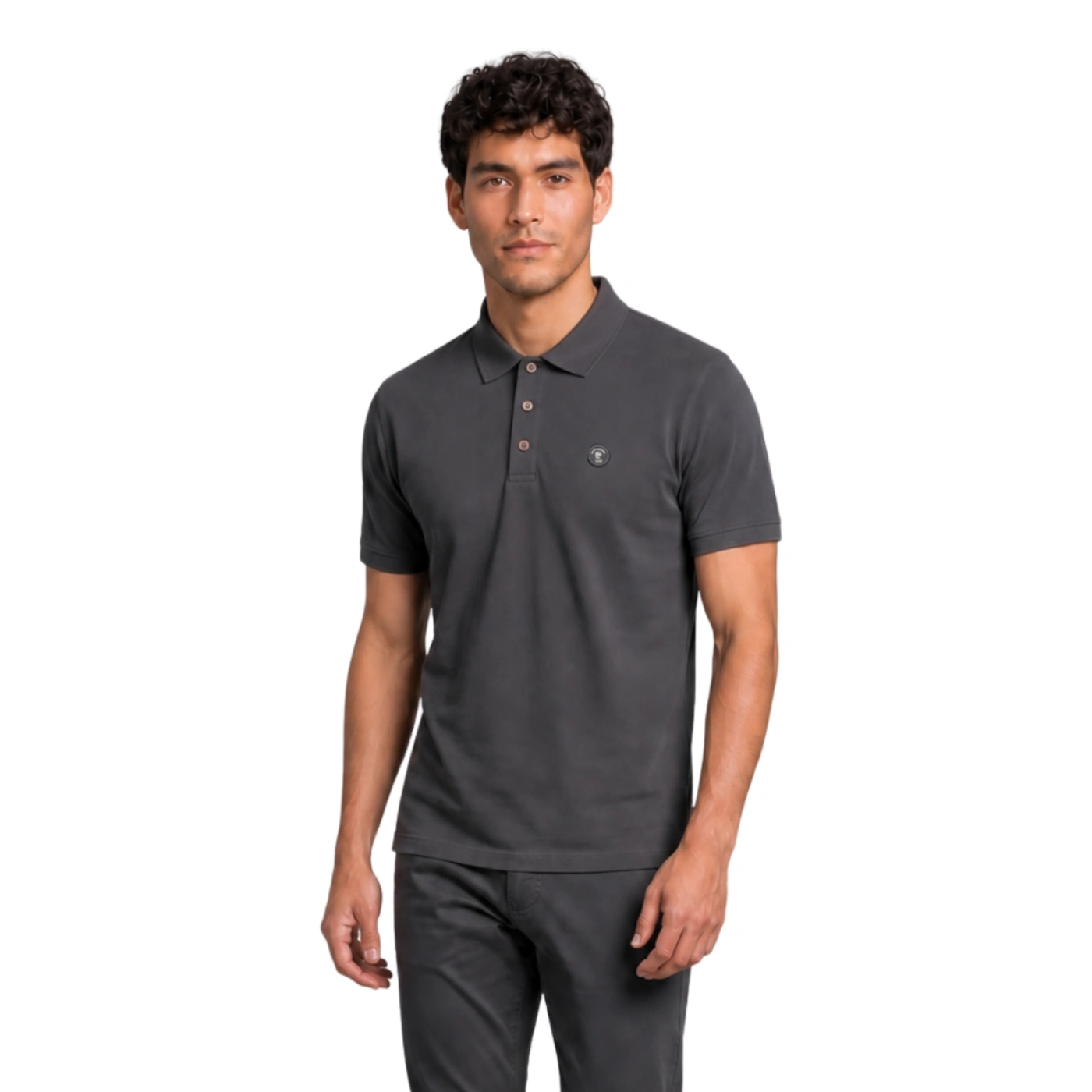 POLO MANGA CORTA GAMUZA HOMBRE PIERRE CARDIN BOX - 2