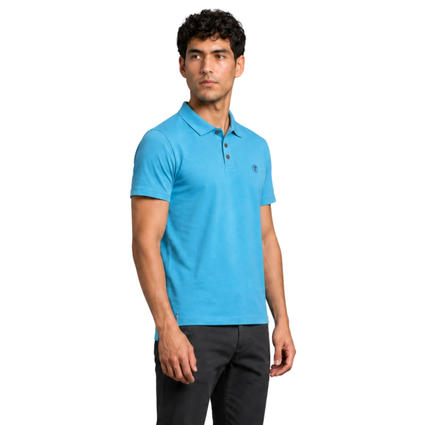 POLO MANGA CORTA GAMUZA HOMBRE PIERRE CARDIN BOX - 2