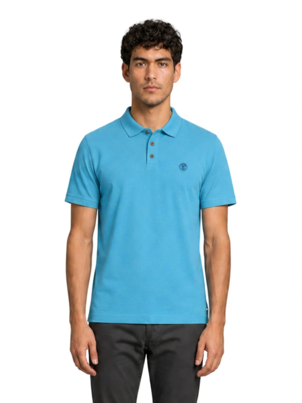 POLO MANGA CORTA GAMUZA HOMBRE PIERRE CARDIN BOX - 1