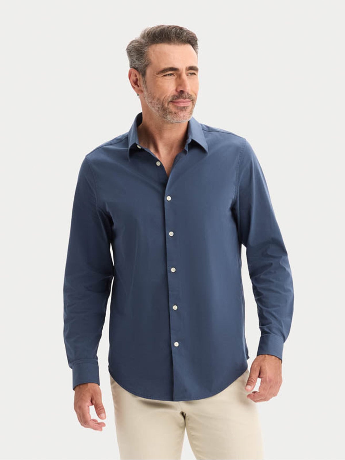 CAMISA REGULAR FIT MANGA LARGA HOMBRE DOCKERS WORKDAY - 1